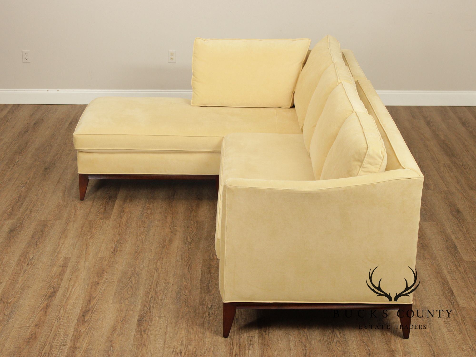 Sherrill Classic Modern Style Two-Piece Sectional Sofa