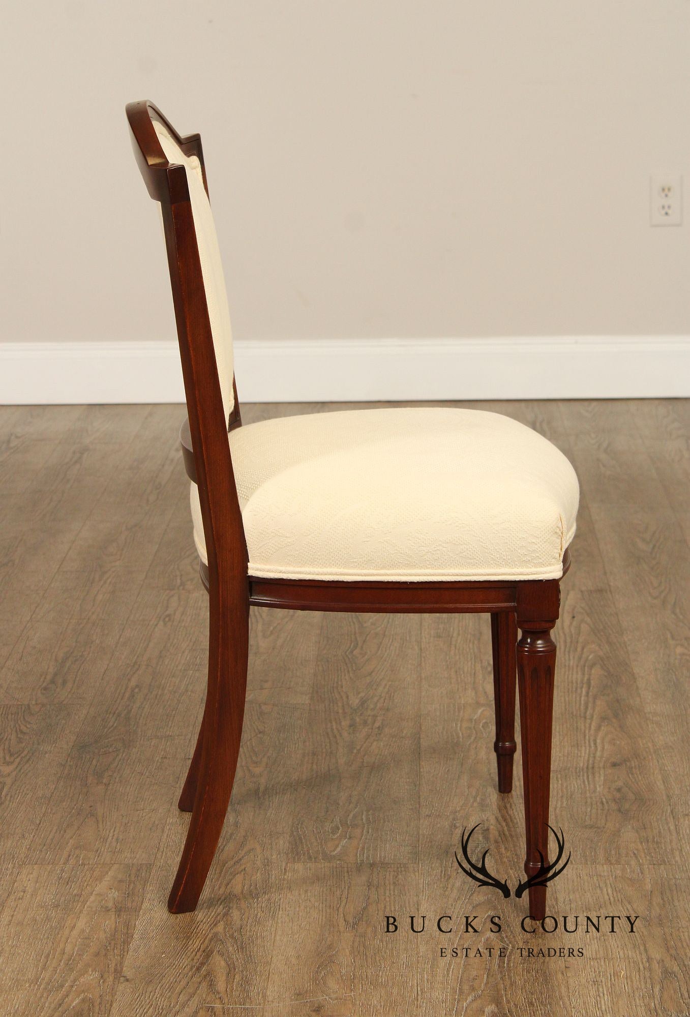 1930's French Louis XVI Style Mahogany Side Chair