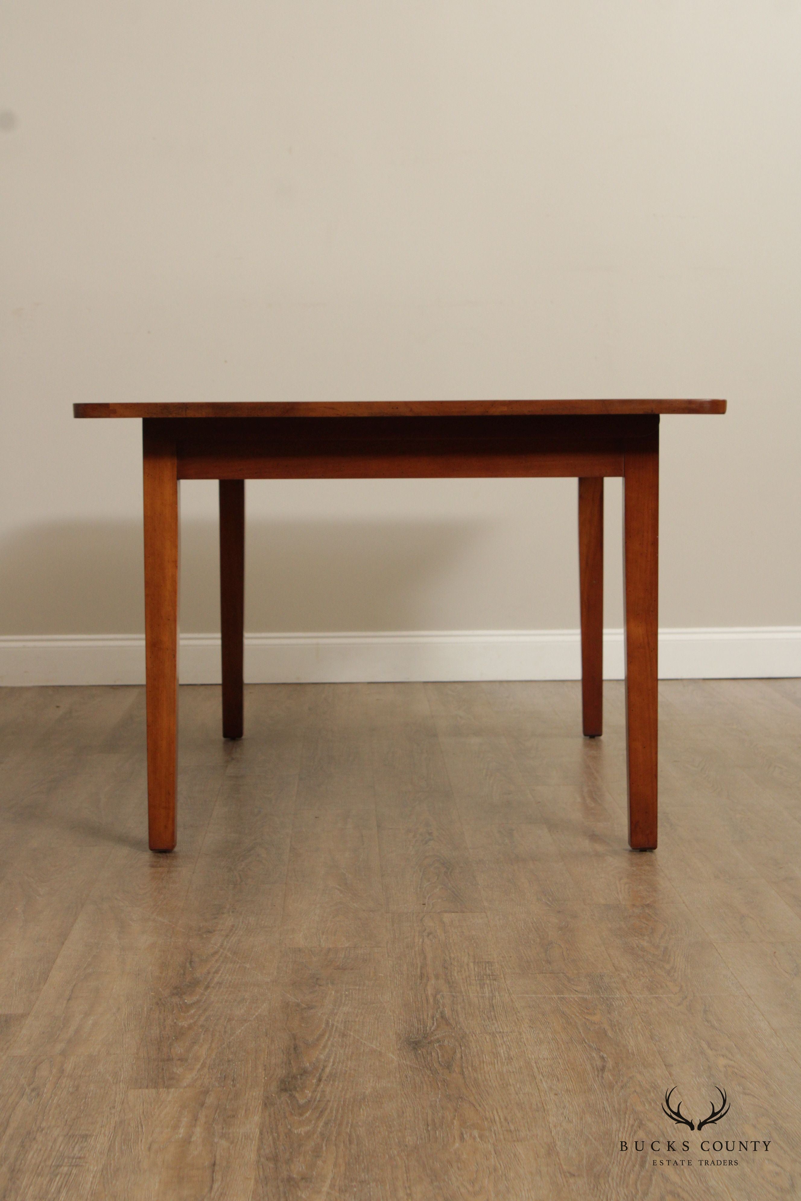 Wright Table Co. Farmhouse Style Cherry Dining Table