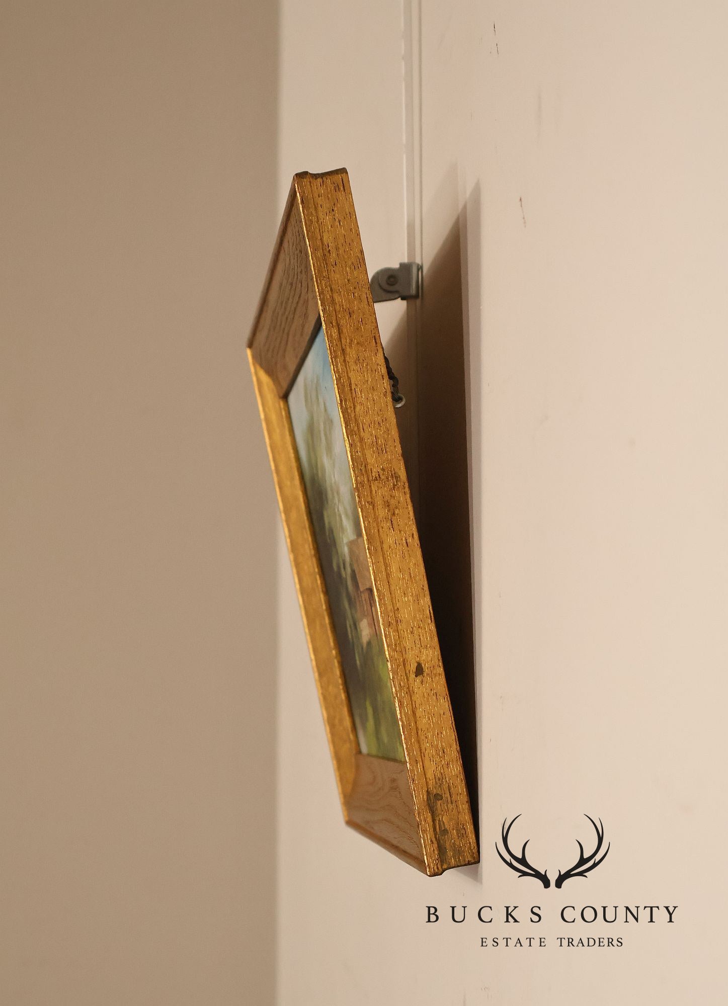 Artist Signed Vintage Oil Painting, Homestead