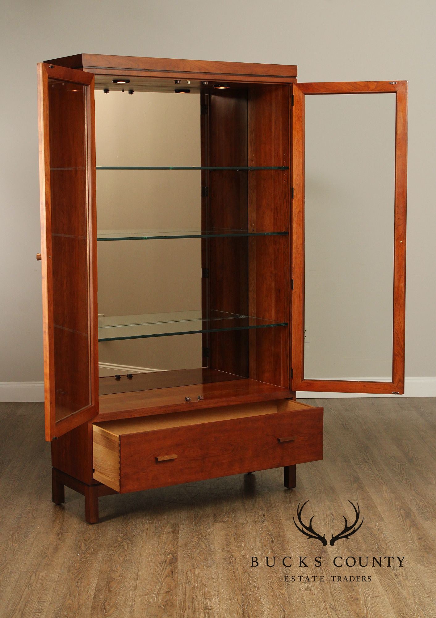 Stickley Metropolitan Collection Cherry Display Cabinet