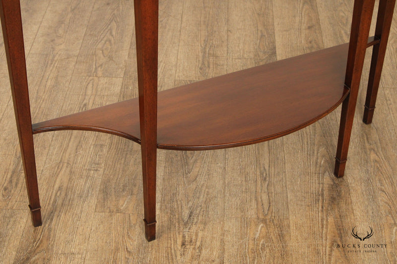 Kittinger Hepplewhite Style Mahogany Console Table