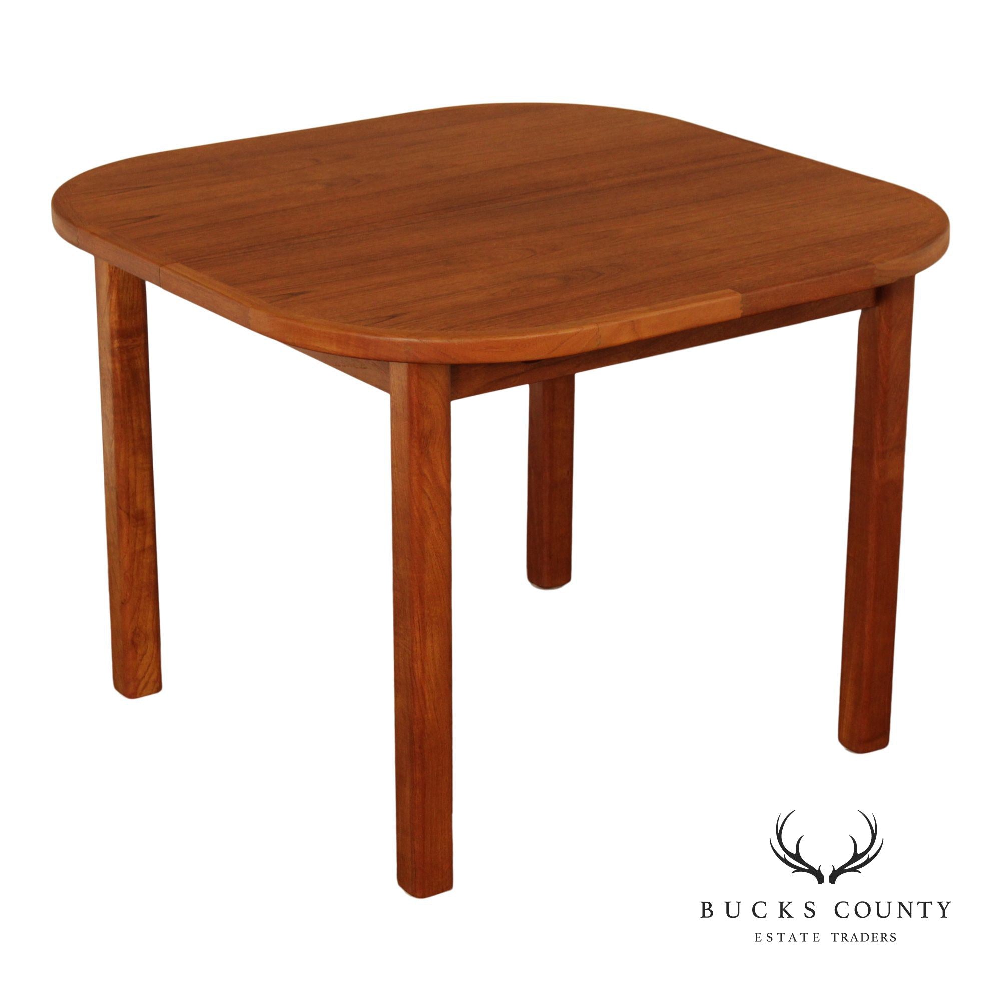 Danish Modern Style Teak Expandable Dining Table