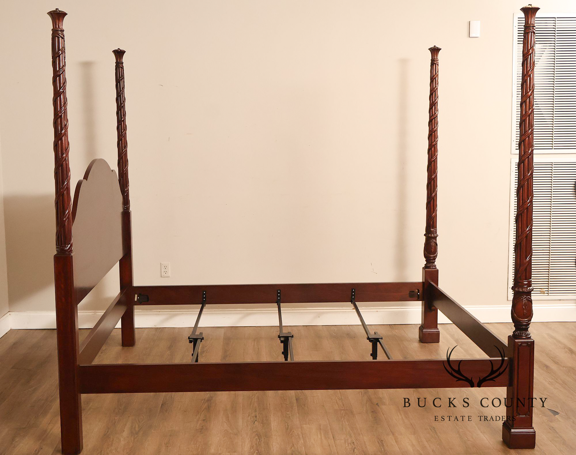 Hickory Chair King Size Mahogany Poster Bed