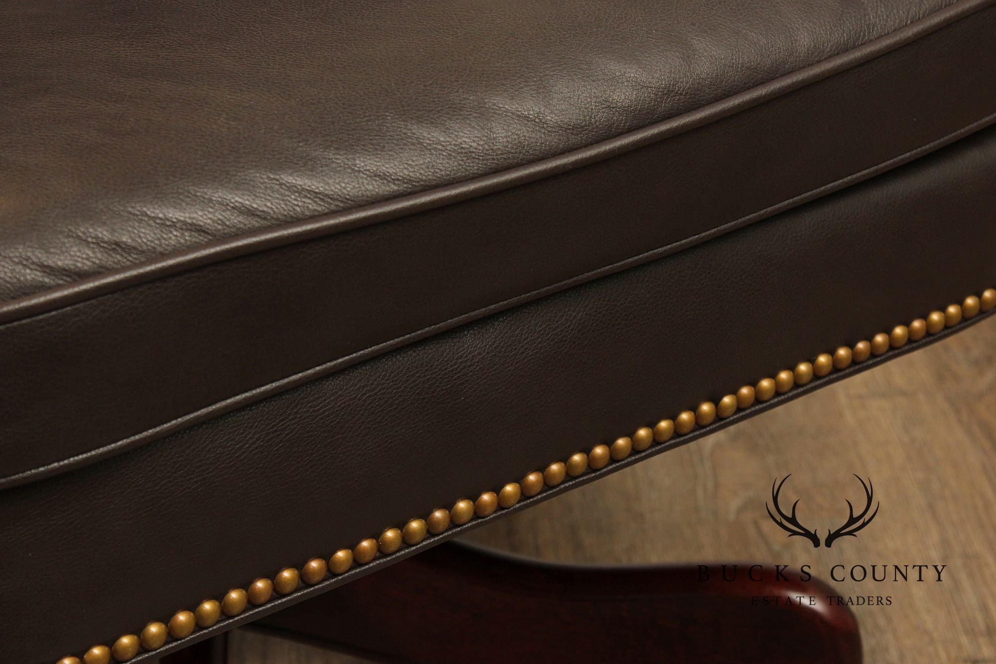 Hancock and  Moore 'Berwind' Tufted Leather Executive Office Chair