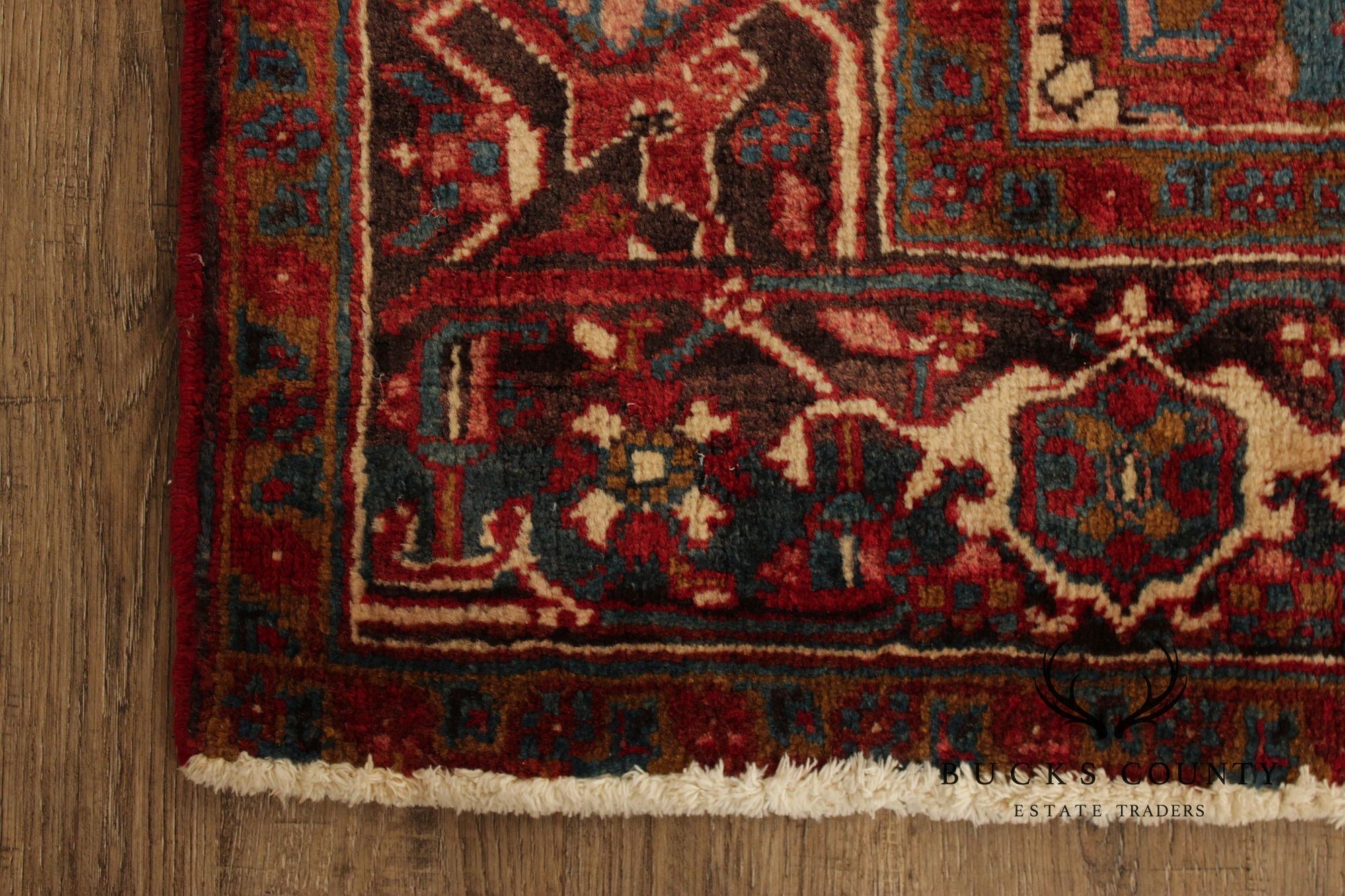Vintage Heriz Hand-Tied Area Rug