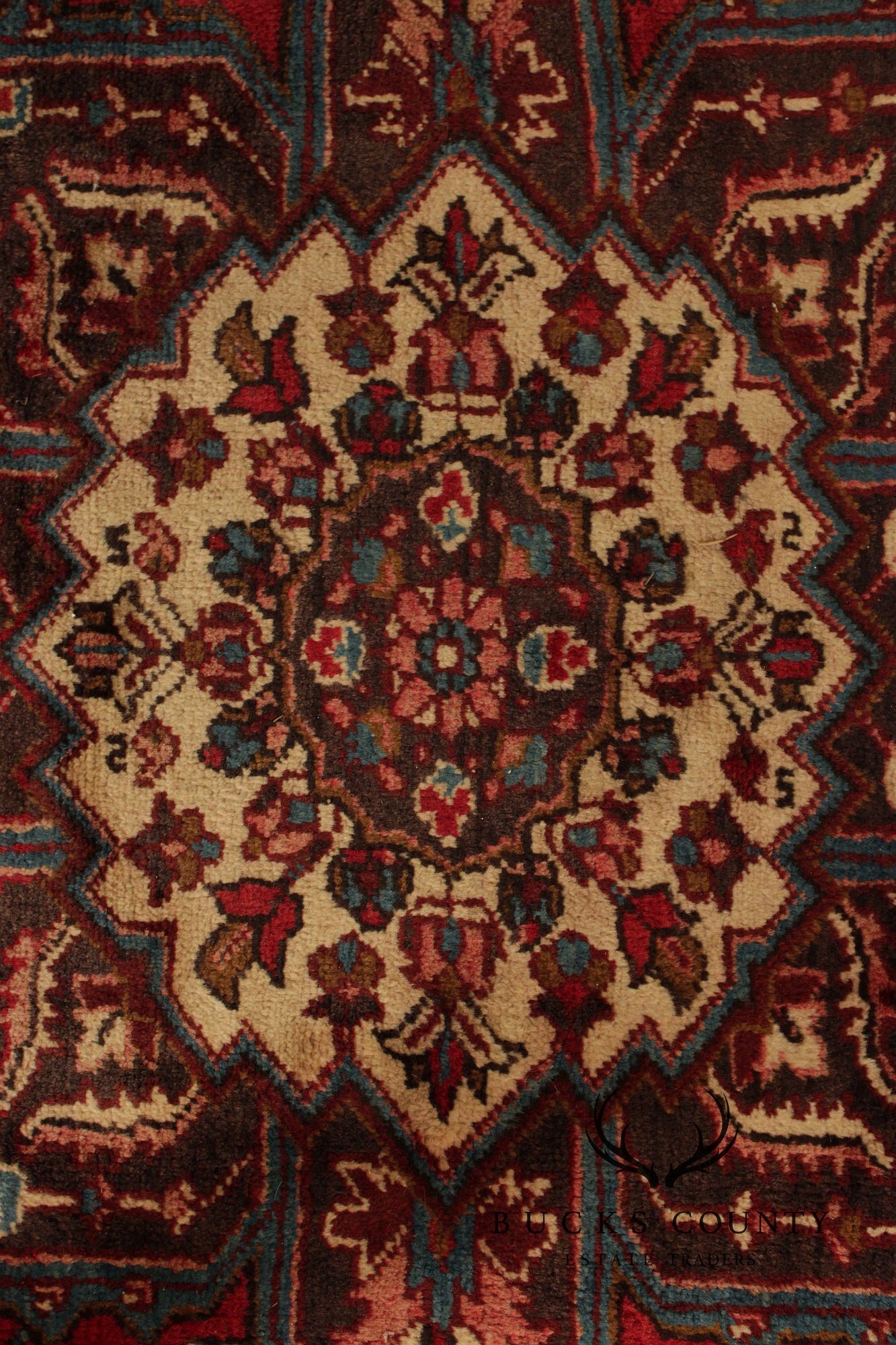 Vintage Heriz Hand-Tied Area Rug