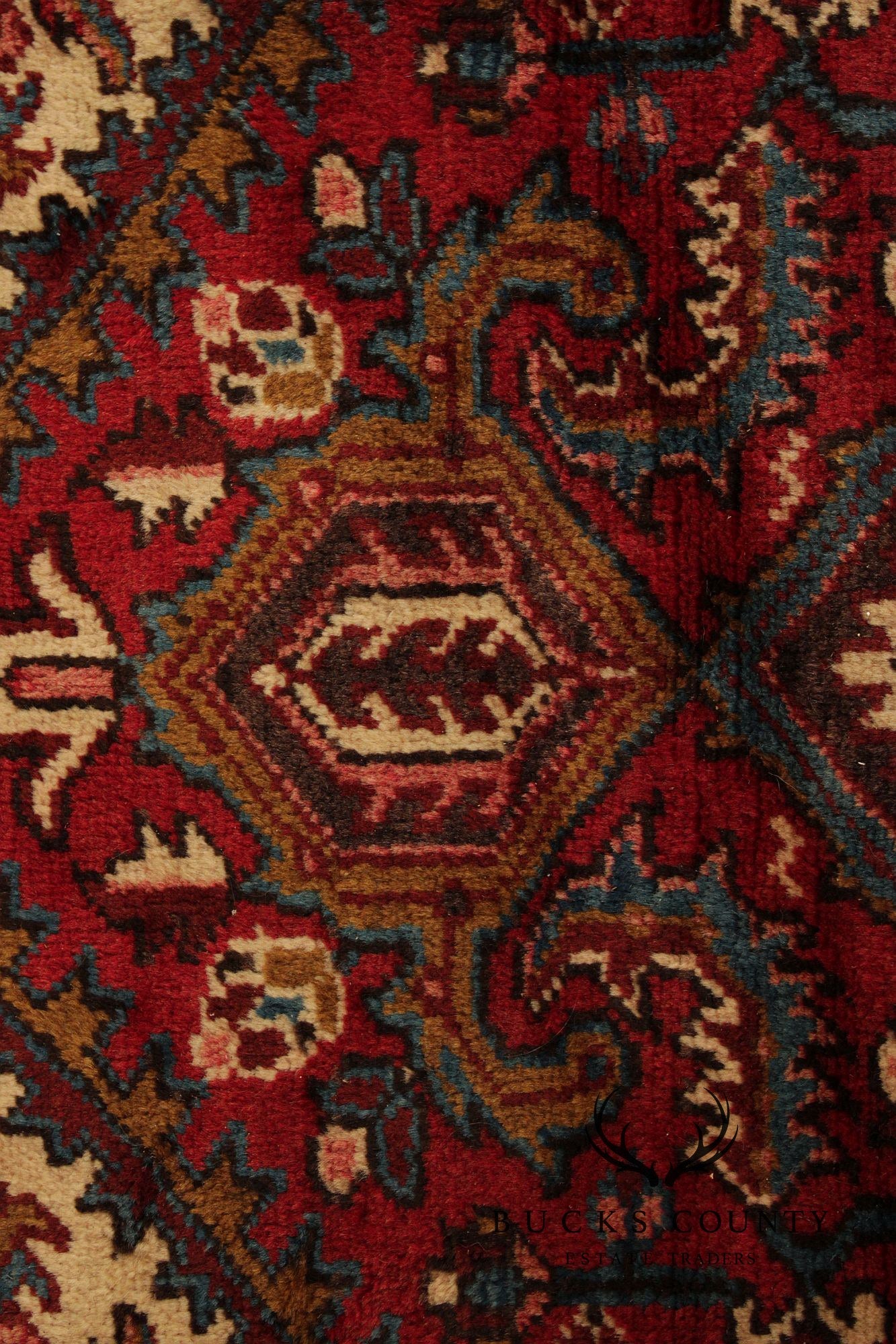 Vintage Heriz Hand-Tied Area Rug