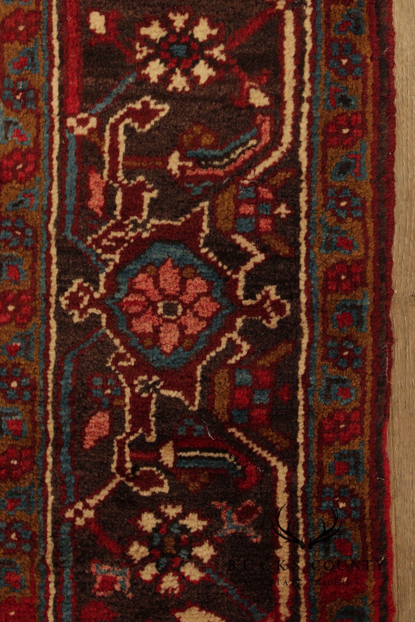 Vintage Heriz Hand-Tied Area Rug