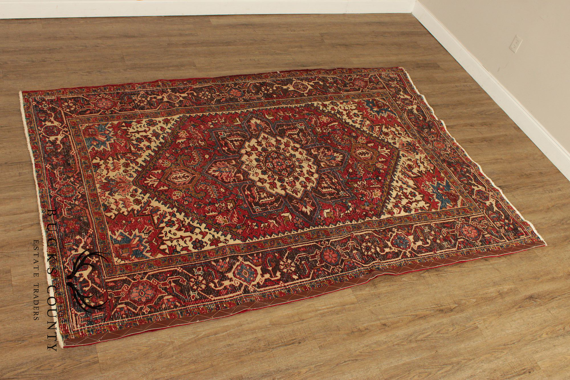 Vintage Heriz Hand-Tied Area Rug