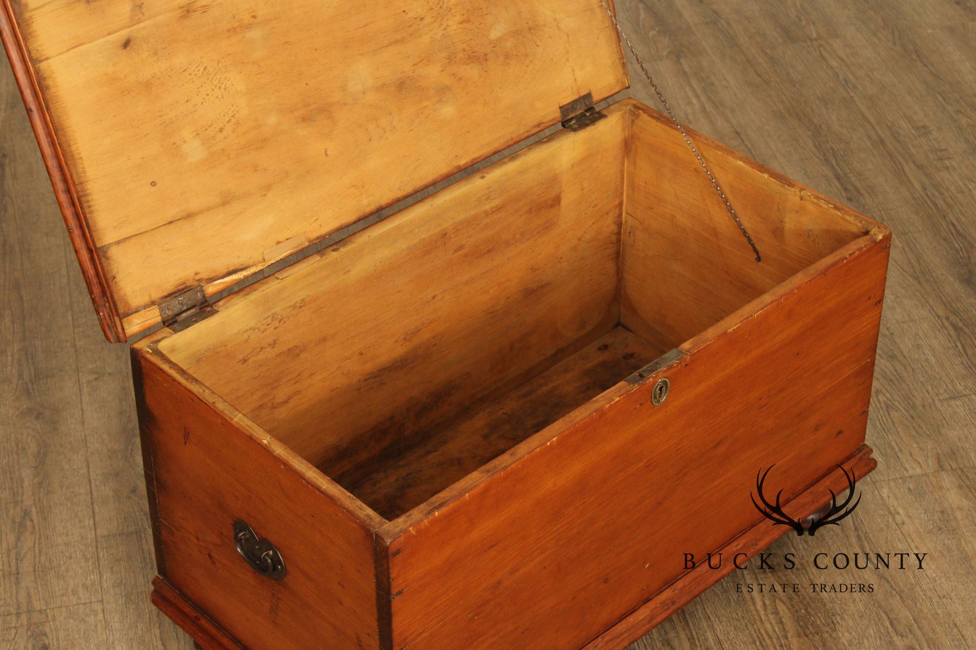 Antique American Pine Blanket Chest