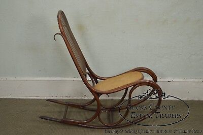 Thonet Vintage Antique Bentwood Rocker Rocking Chair