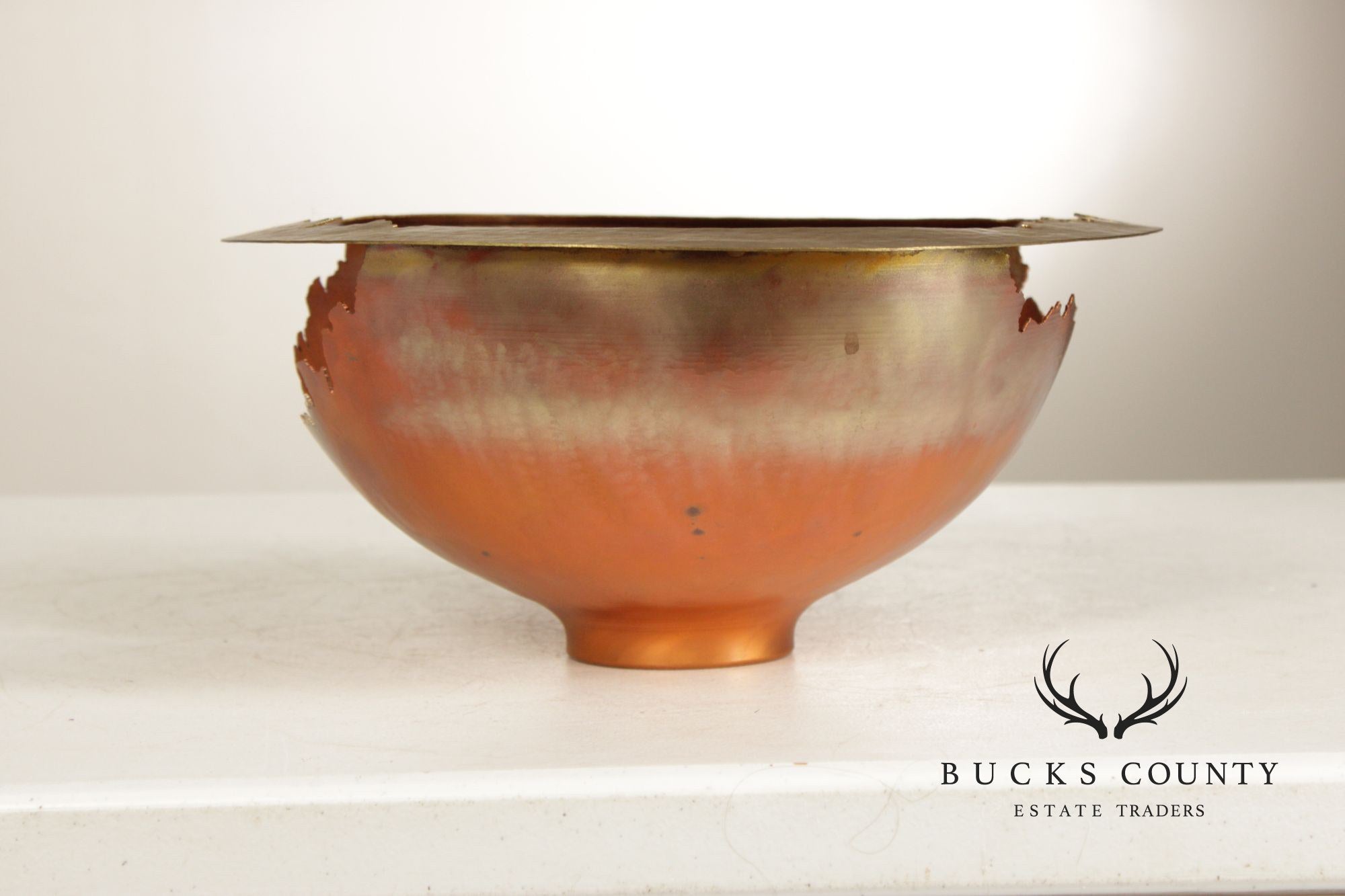 Thomas Roy Markusen Studio Copper And Brass Decorative Bowl