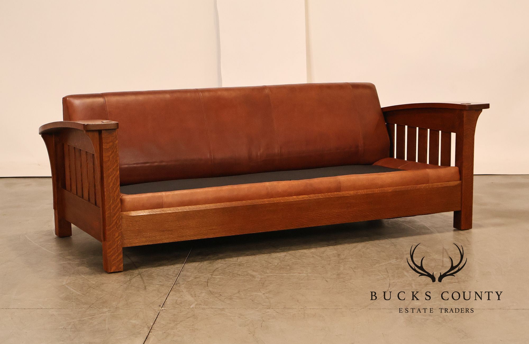 Stickley Mission Collection Oak Orchard Street Sofa