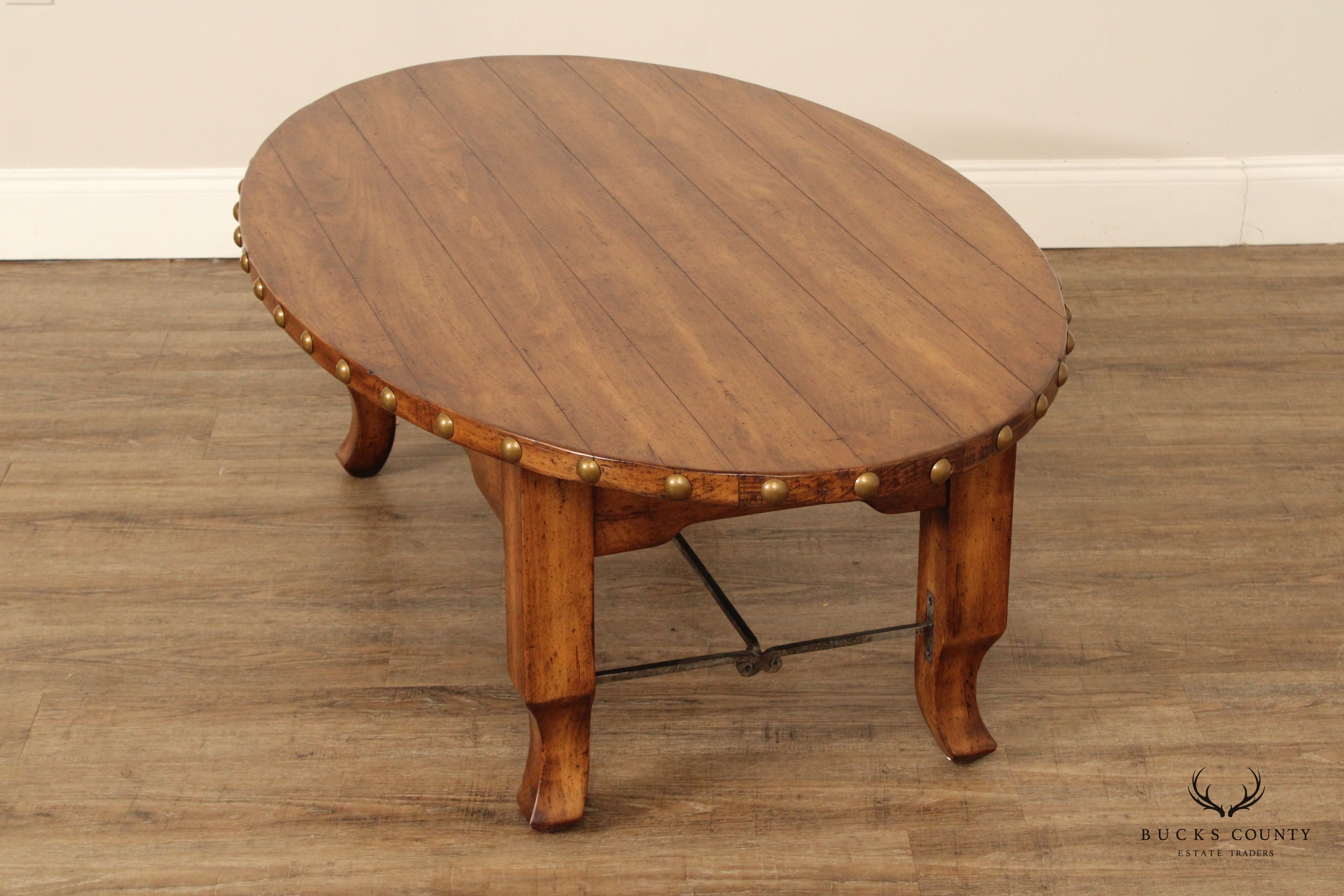 Bausman & Company Oval Top Coffee Table