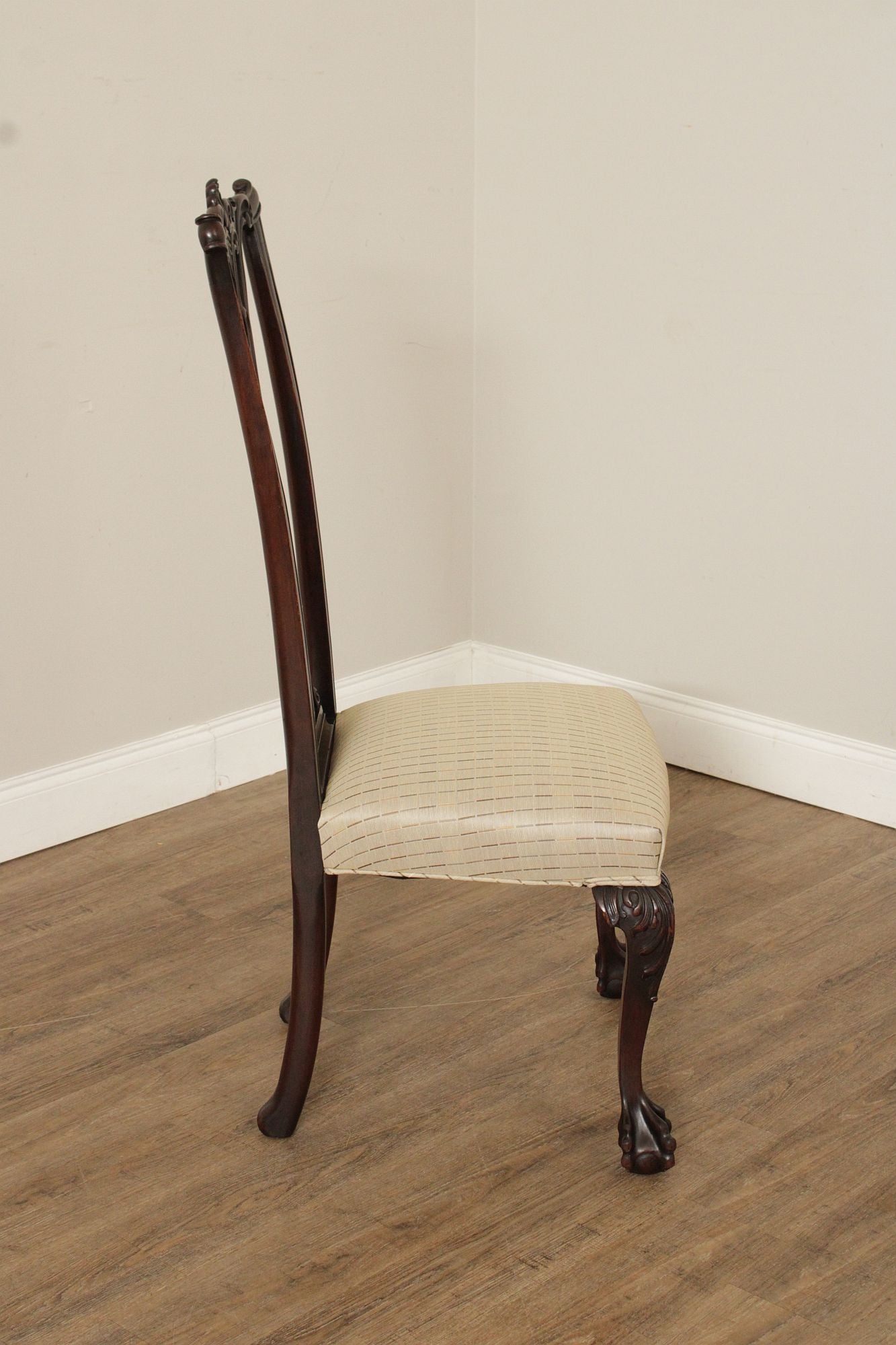 Antique Chippendale Style Mahogany Side Chair