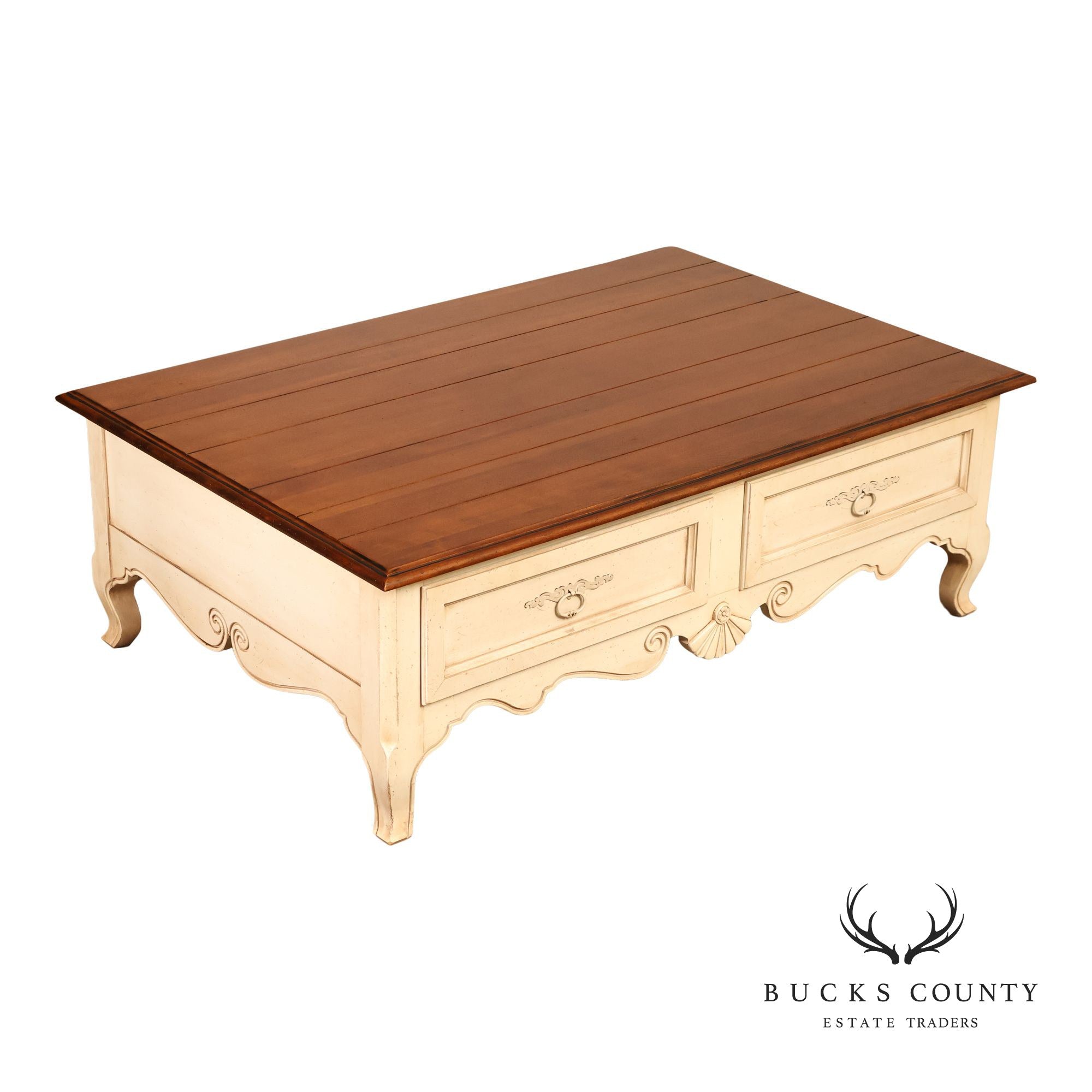 Ethan Allen French Country Style Coffee Table