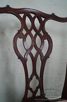 Schmieg & Kotzian Antique Pair of Chippendale Style Side Dining Chairs