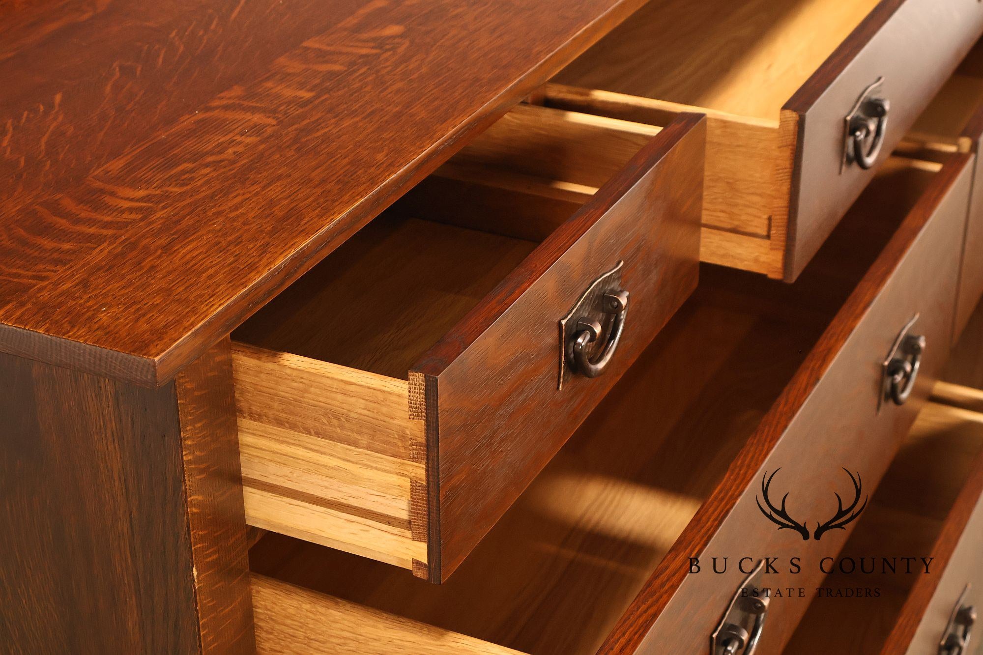 Stickley Mission Collection Oak Double Dresser