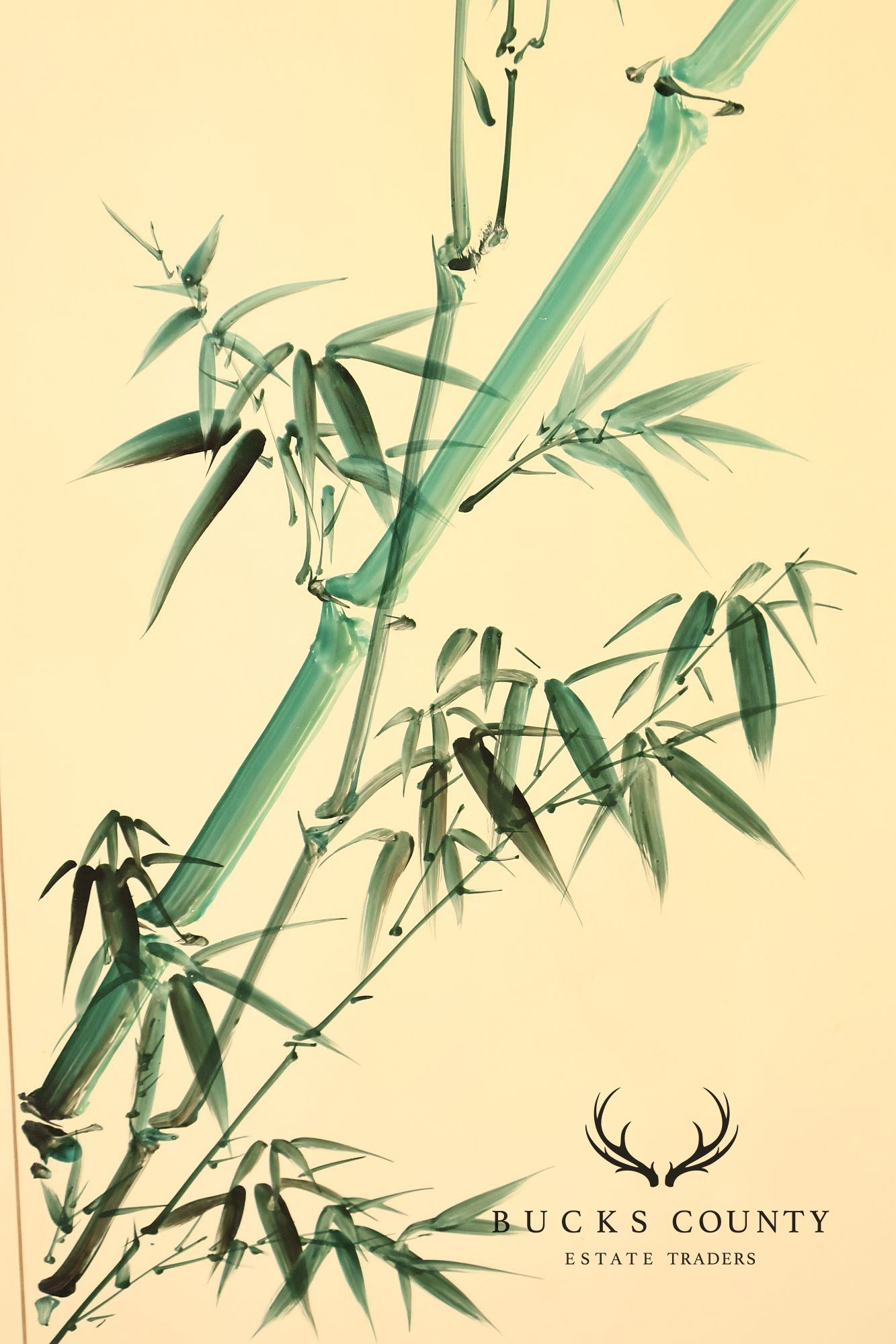 Chinoiserie Hand Painted Decorated Tall Chest