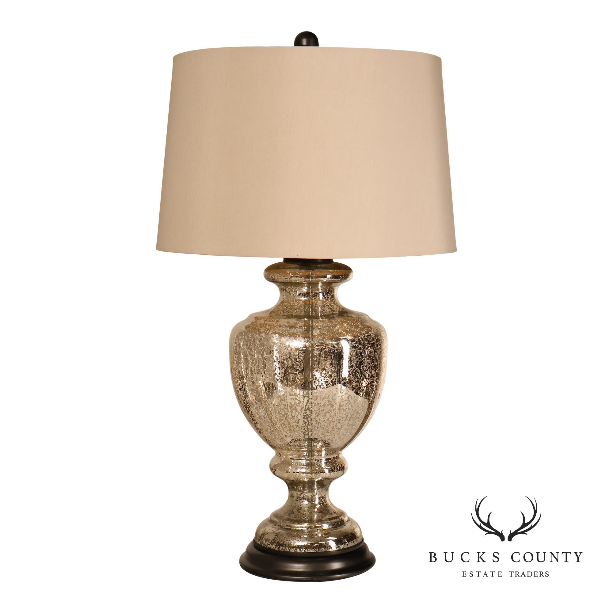 Contemporary Mercury Glass Table Lamp