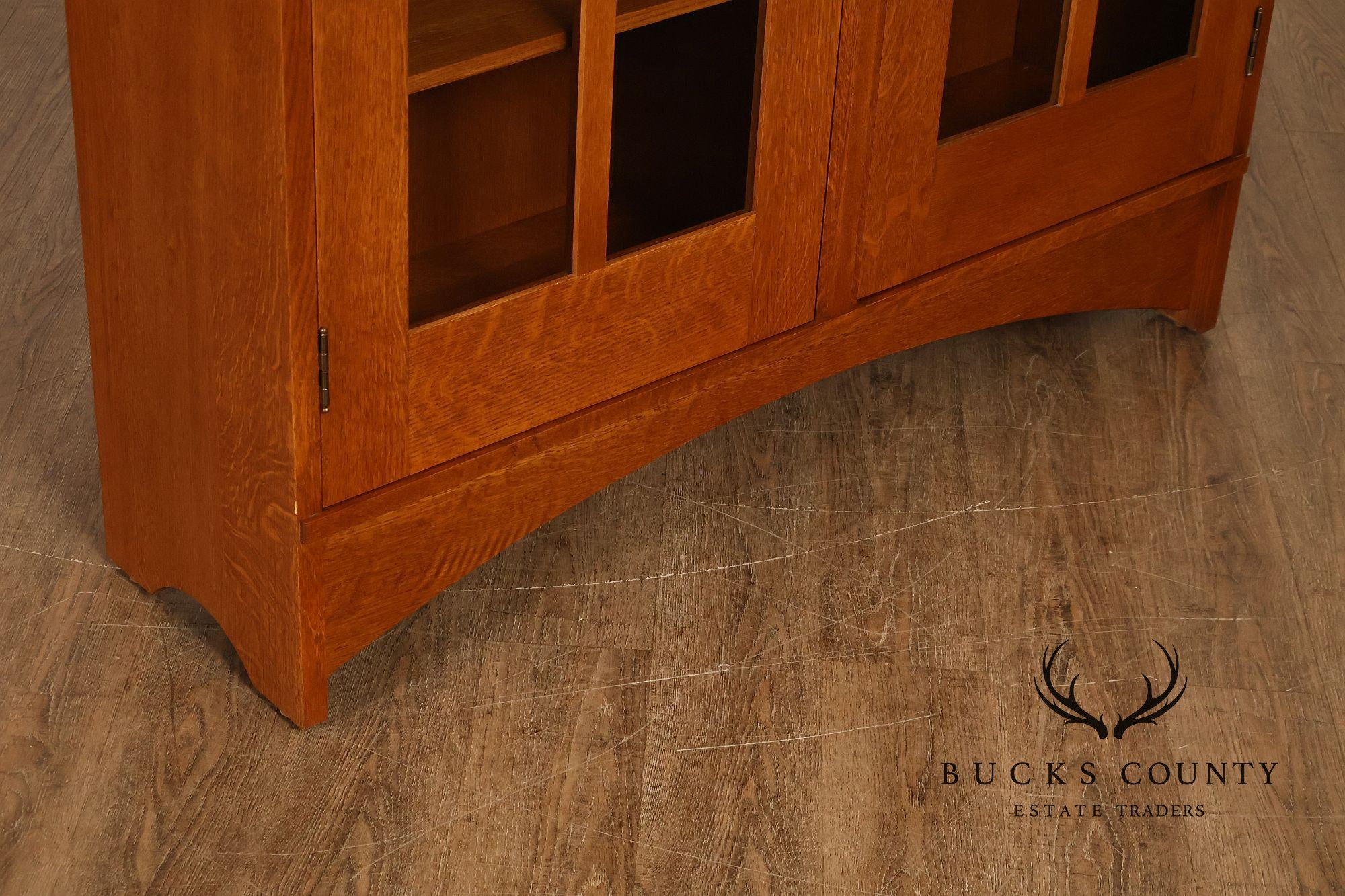 Stickley Harvey Ellis Mission Oak Inlay Bookcase