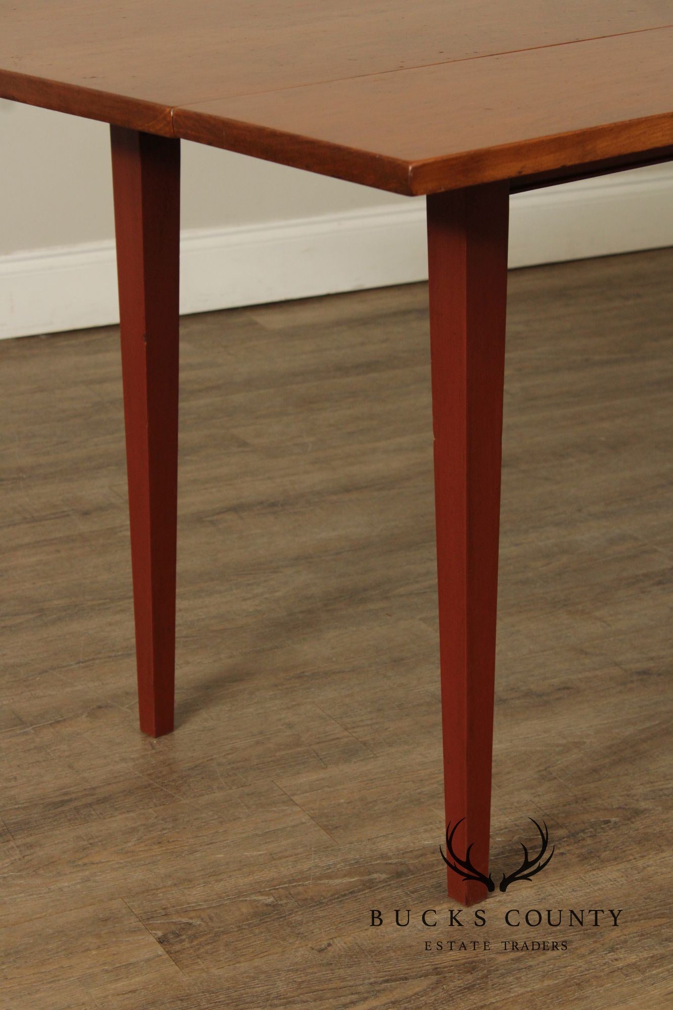 Wayne Kramer Bench Made Drop Leaf Harvest Dining Table