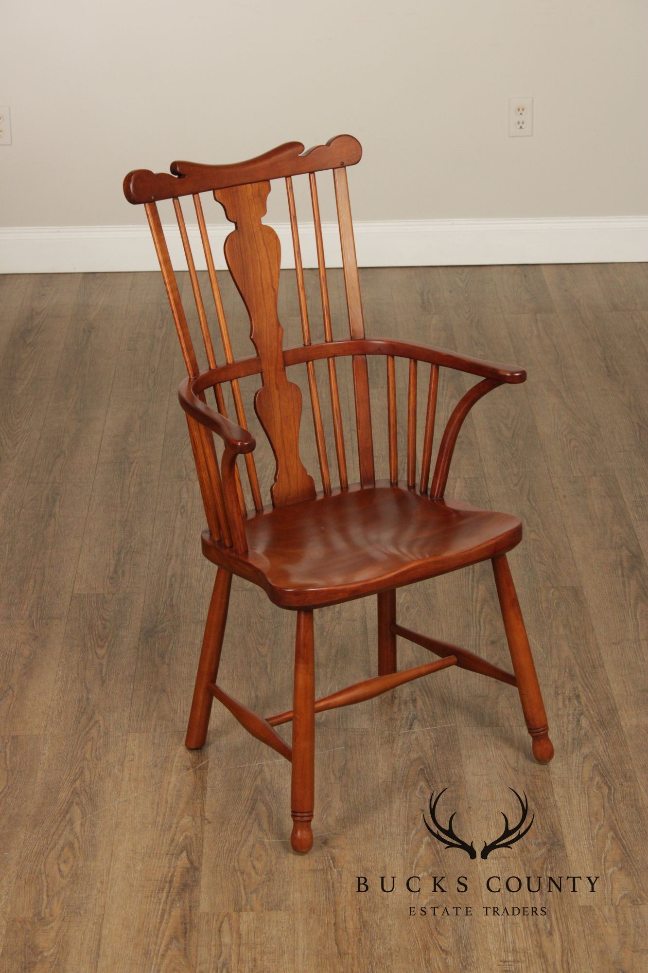 Stickley Vintage Cherry Windsor Armchair