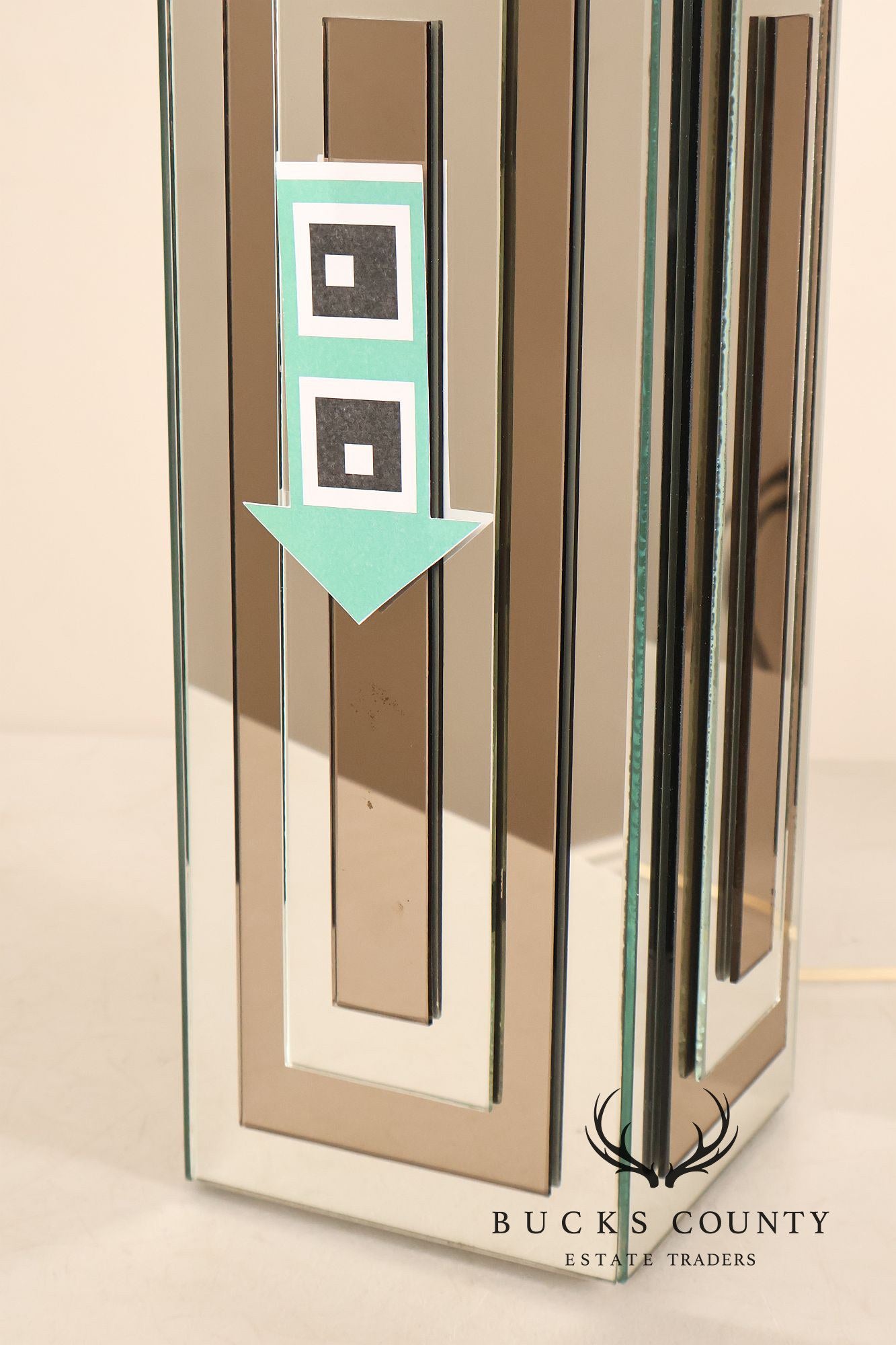 Ello Hollywood Regency Mirrored Table Lamp