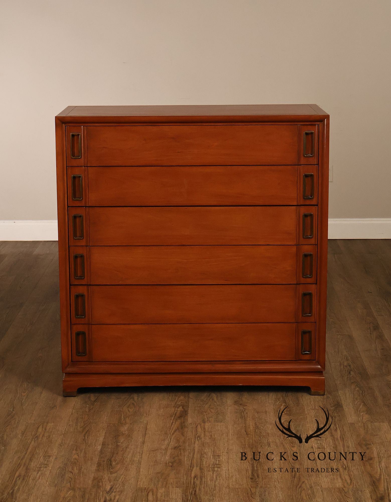 Red Lion Company Mid Century Modern Six Drawer High Chest