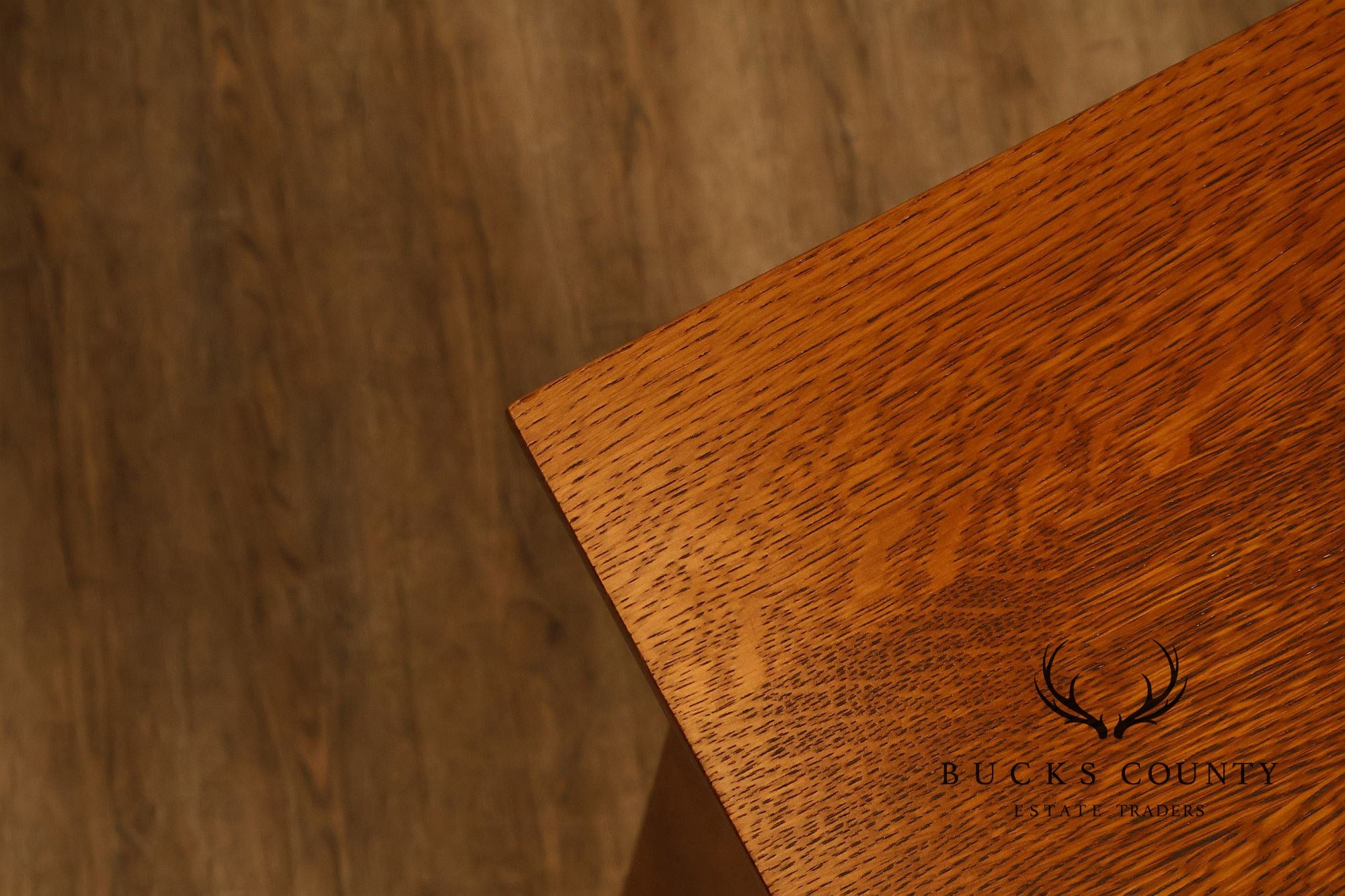 Stickley Mission Collection Oak Tree of Life Pedestal