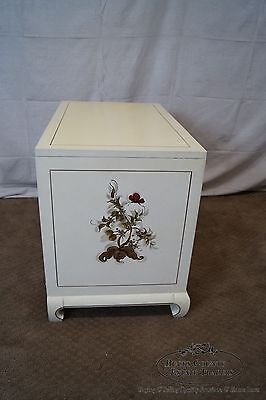 Quality Pair of Hand Painted Asian Style Nightstands