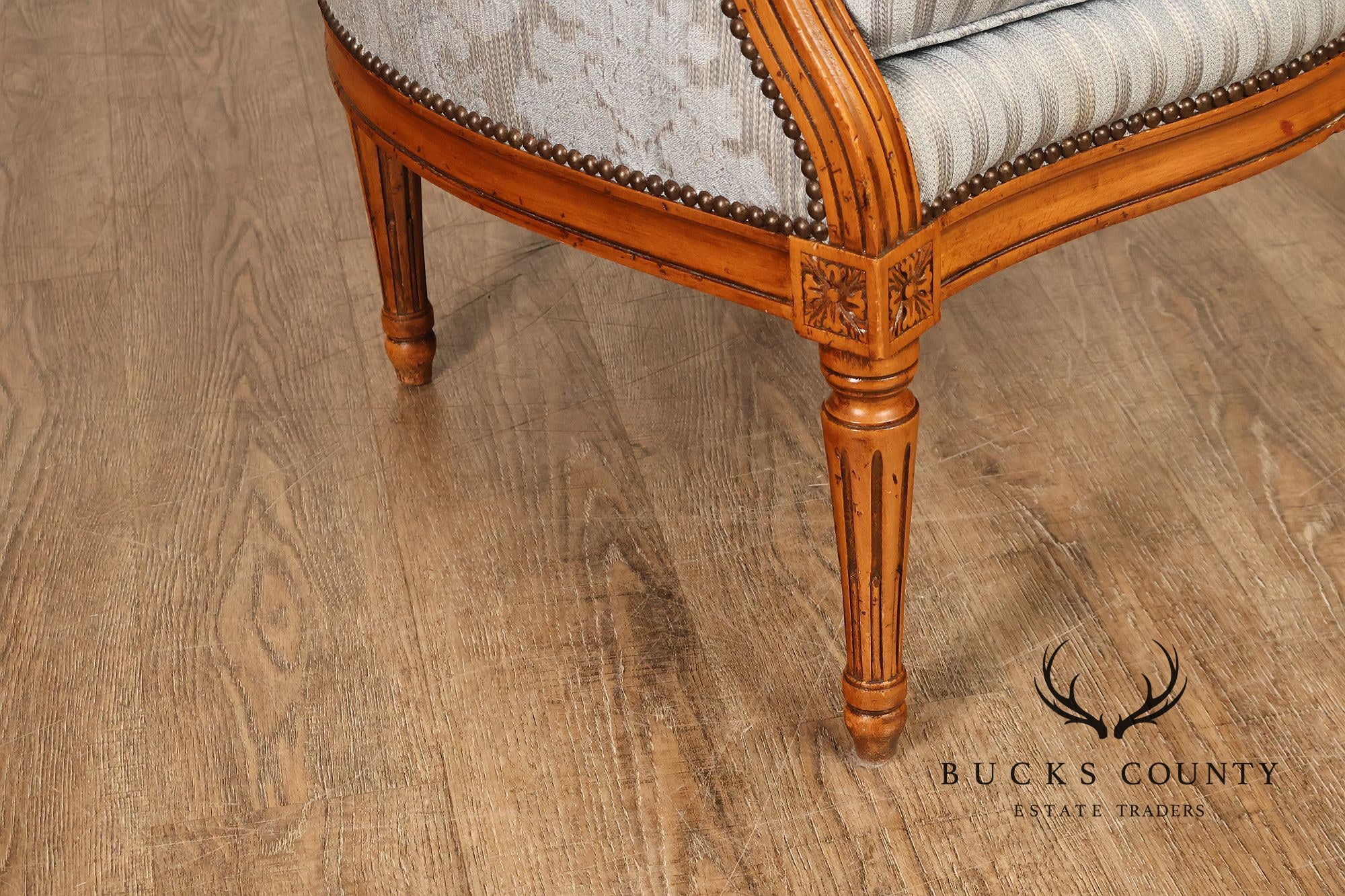 Baker Furniture Company French Louis XVI Style Bergere Chair