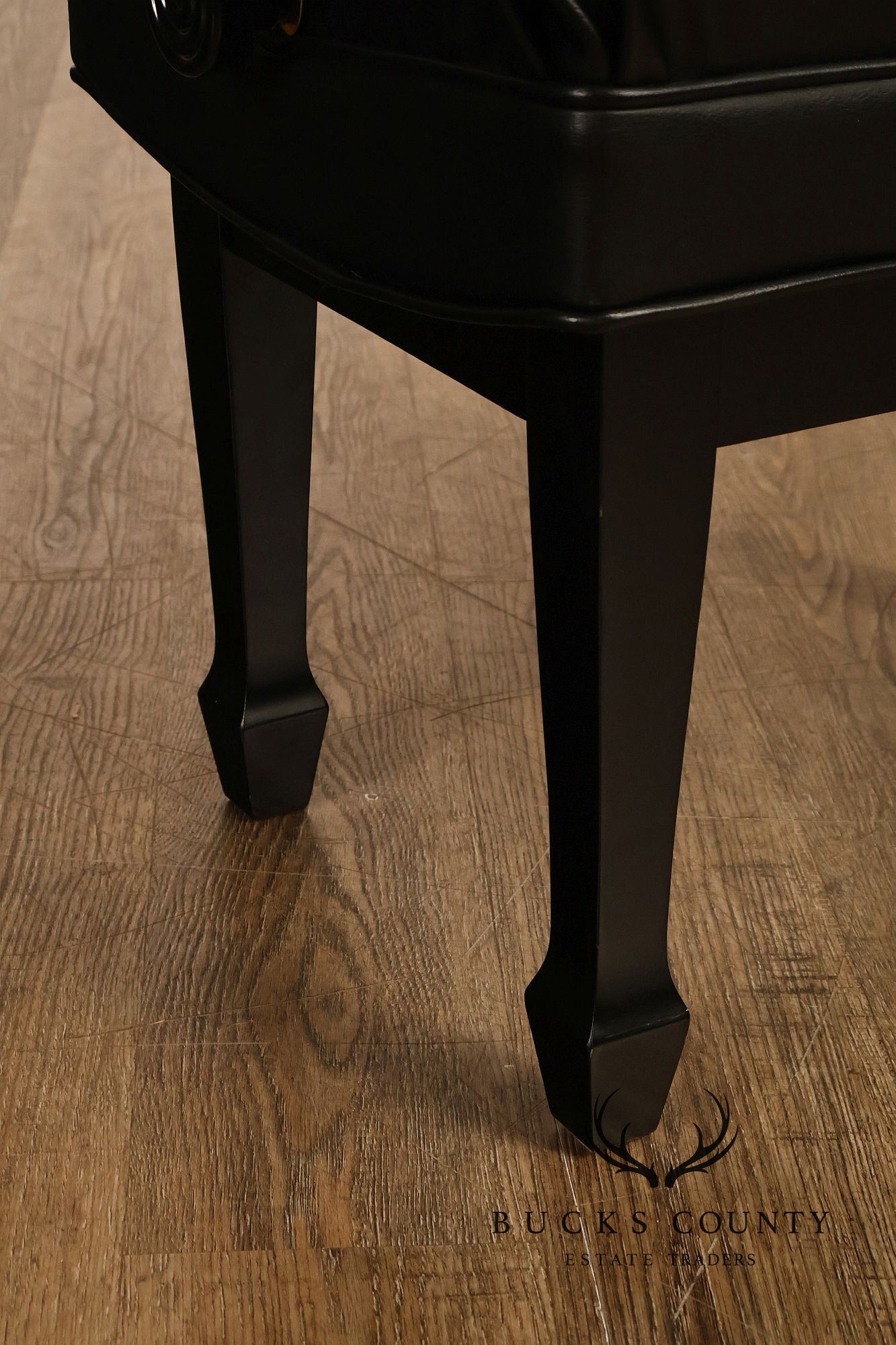 Steinway & Sons Model 1098 Ebonized Upright Piano With Bench