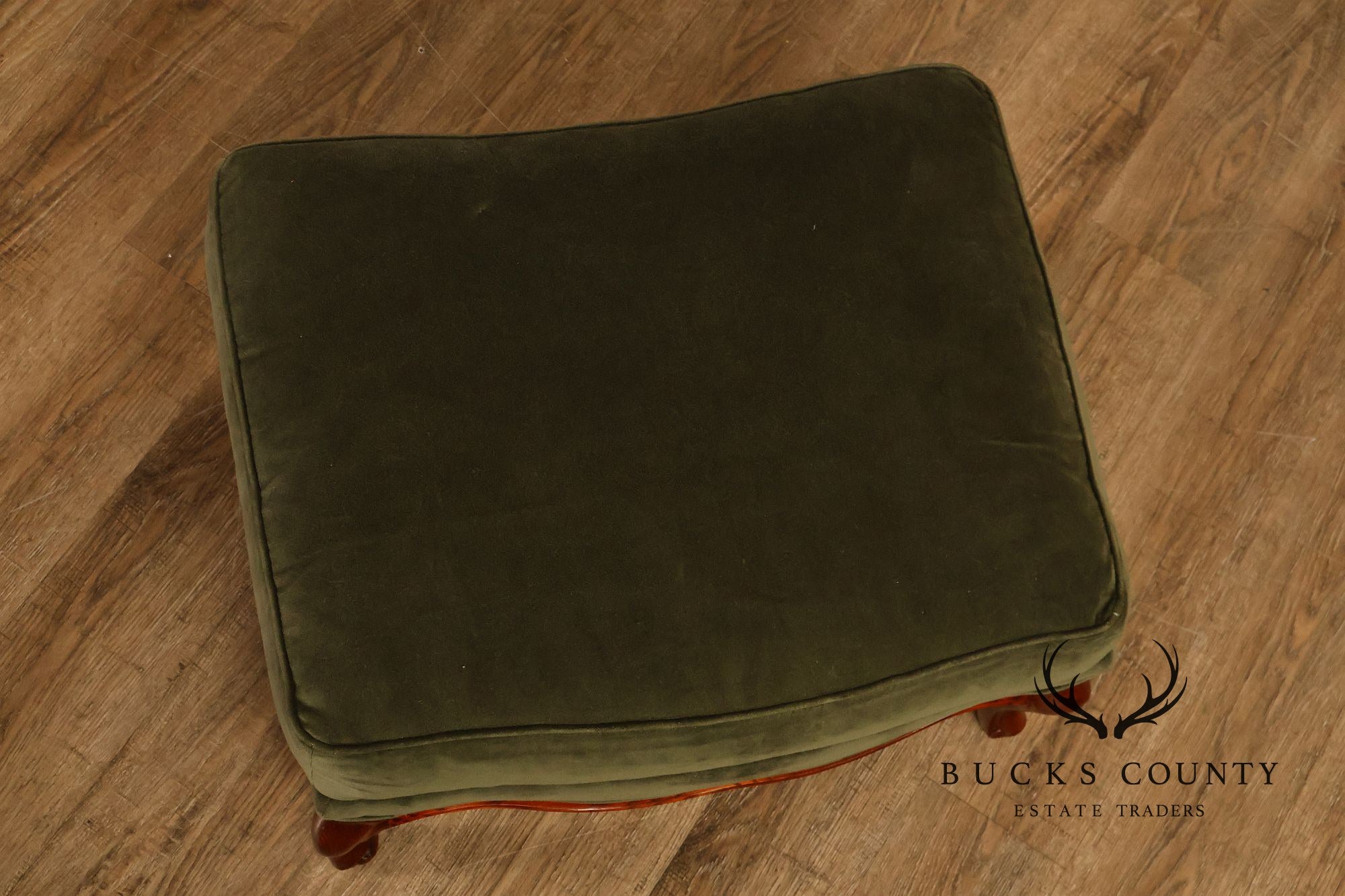 Hickory Chair Mark Hampton Collection Louis XV Style Upholstered Lounge Chair And Ottoman