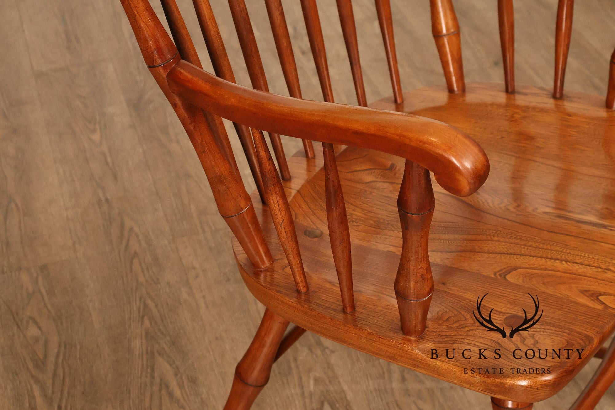 Harden Oak and Cherry Windsor Armchair
