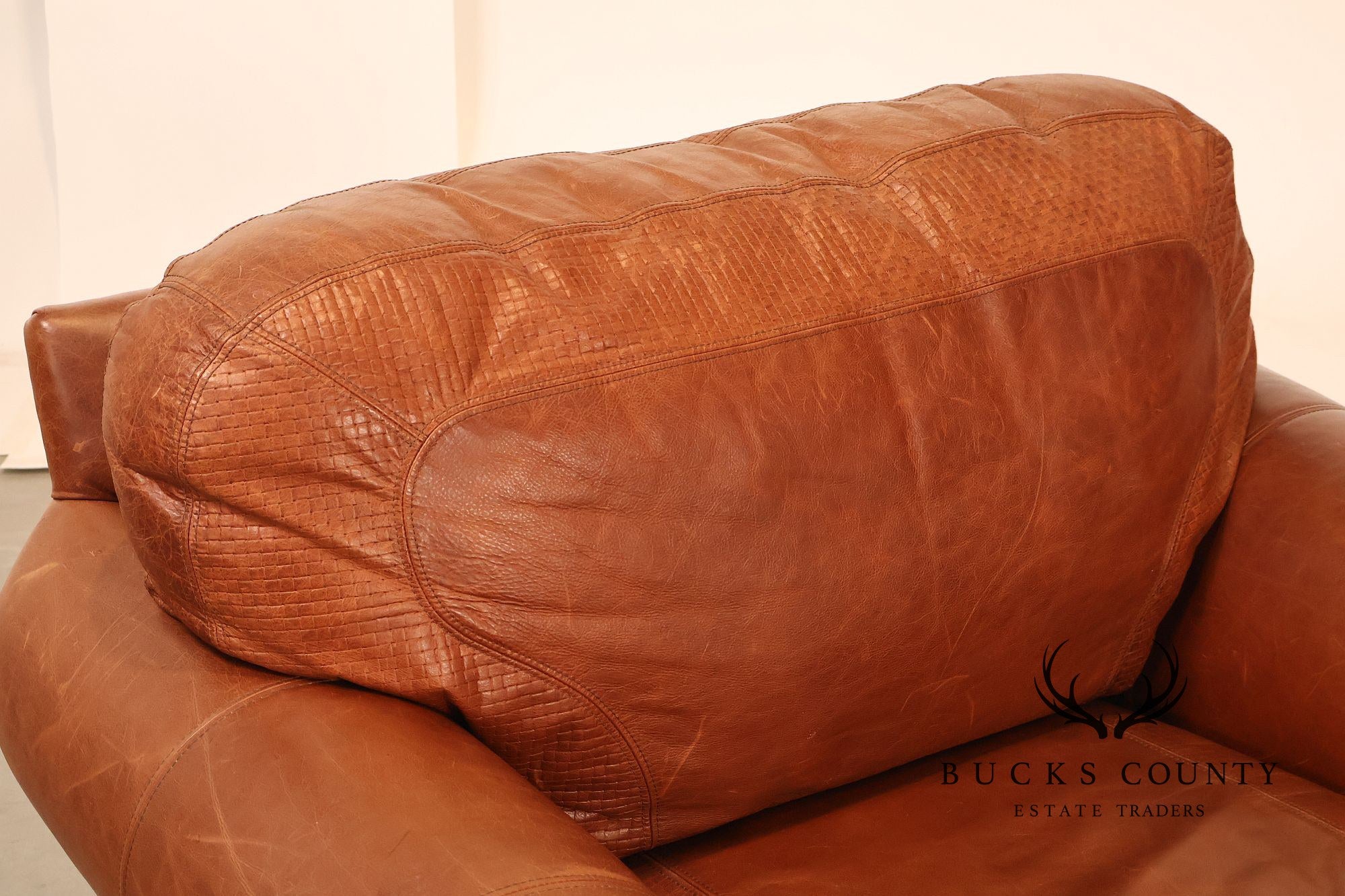 Stickley Santa Fe Leather Chair And Ottoman