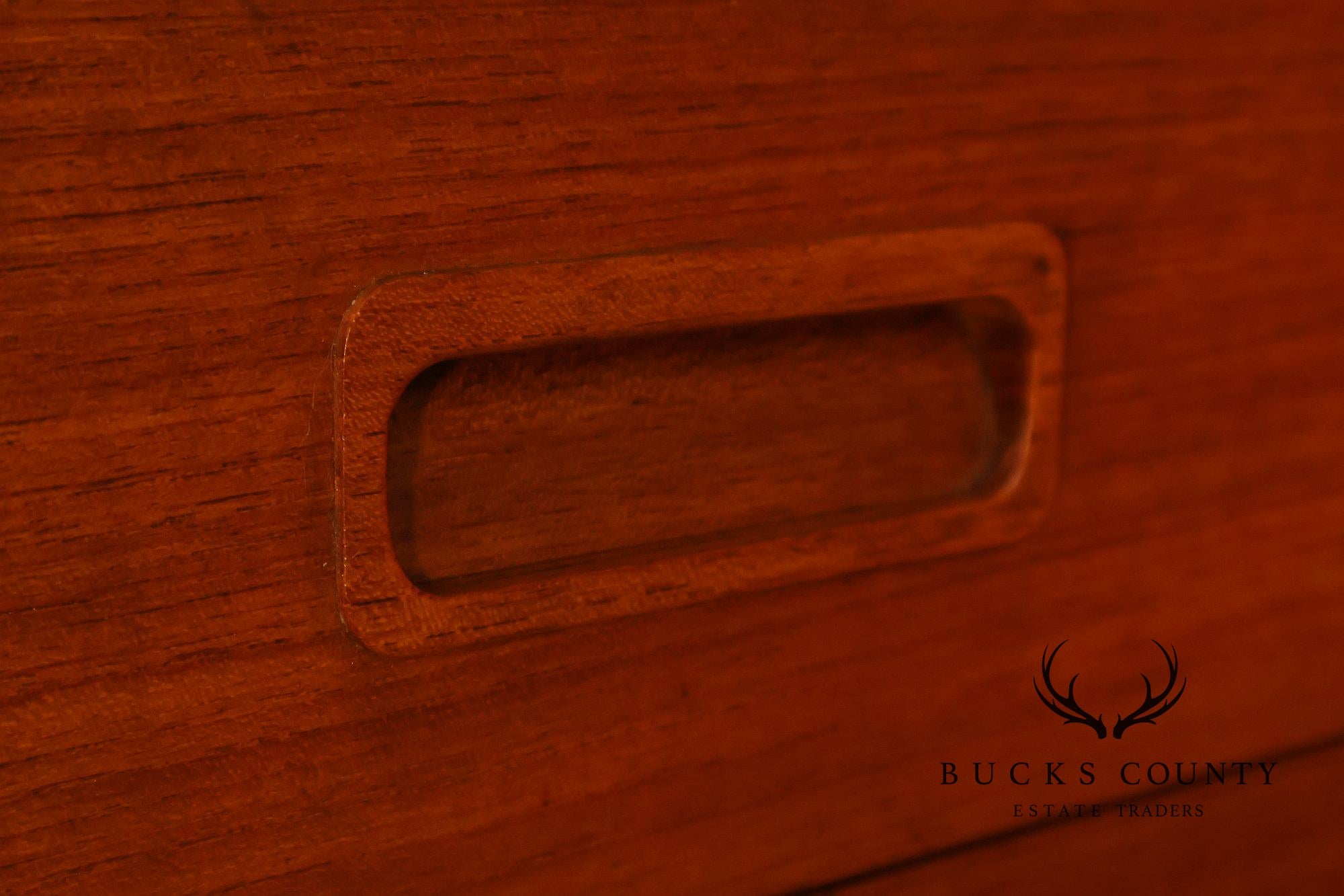 Danish Modern Teak Bookcase Hutch