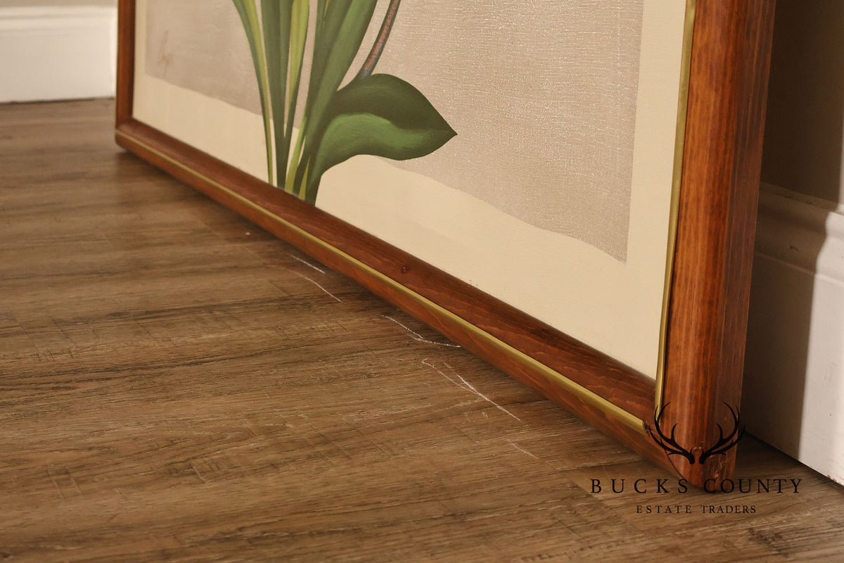 Artist Signed Floral Still-Life Painting, Orchids