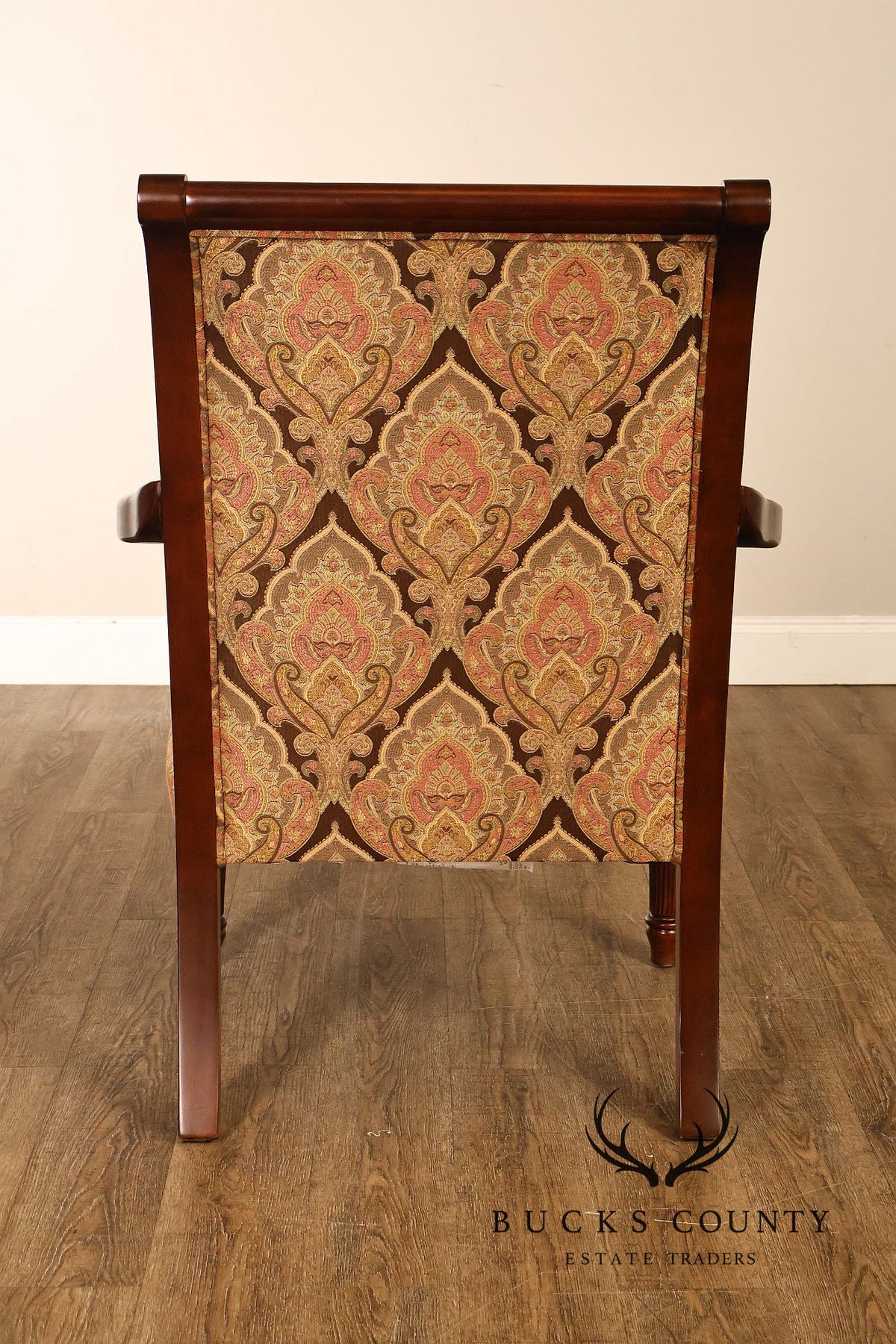 Fairfield Regency Style Pair of Open Armchairs