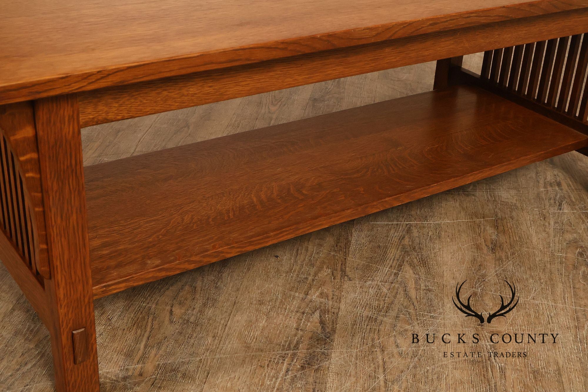 Stickley Mission Collection Oak Cocktail Table