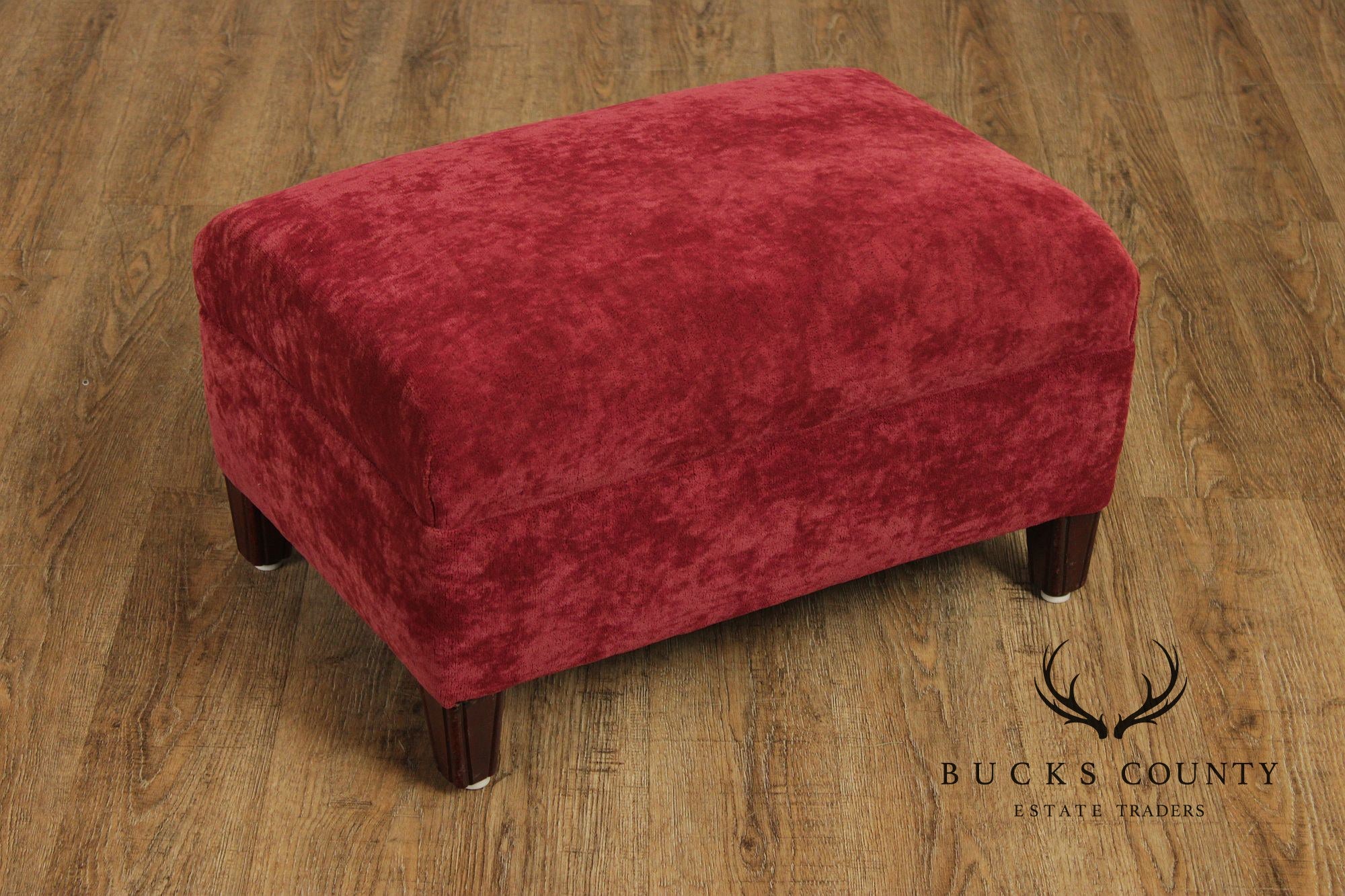 Vintage Upholstered Ottoman