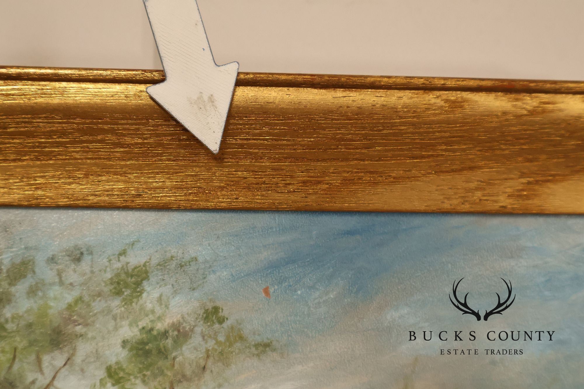 Artist Signed Vintage Oil Painting, Homestead