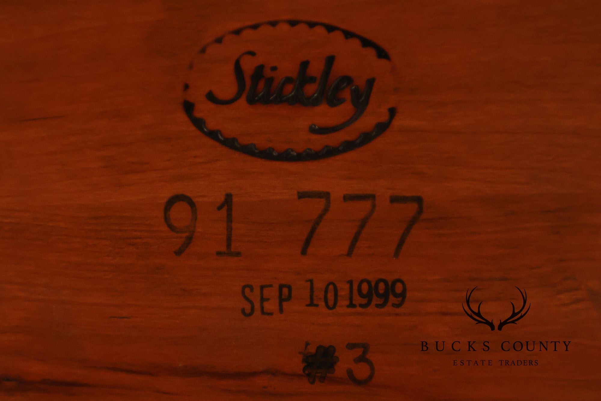 Stickley Mission Collection Glass Top Cherry Cocktail Table