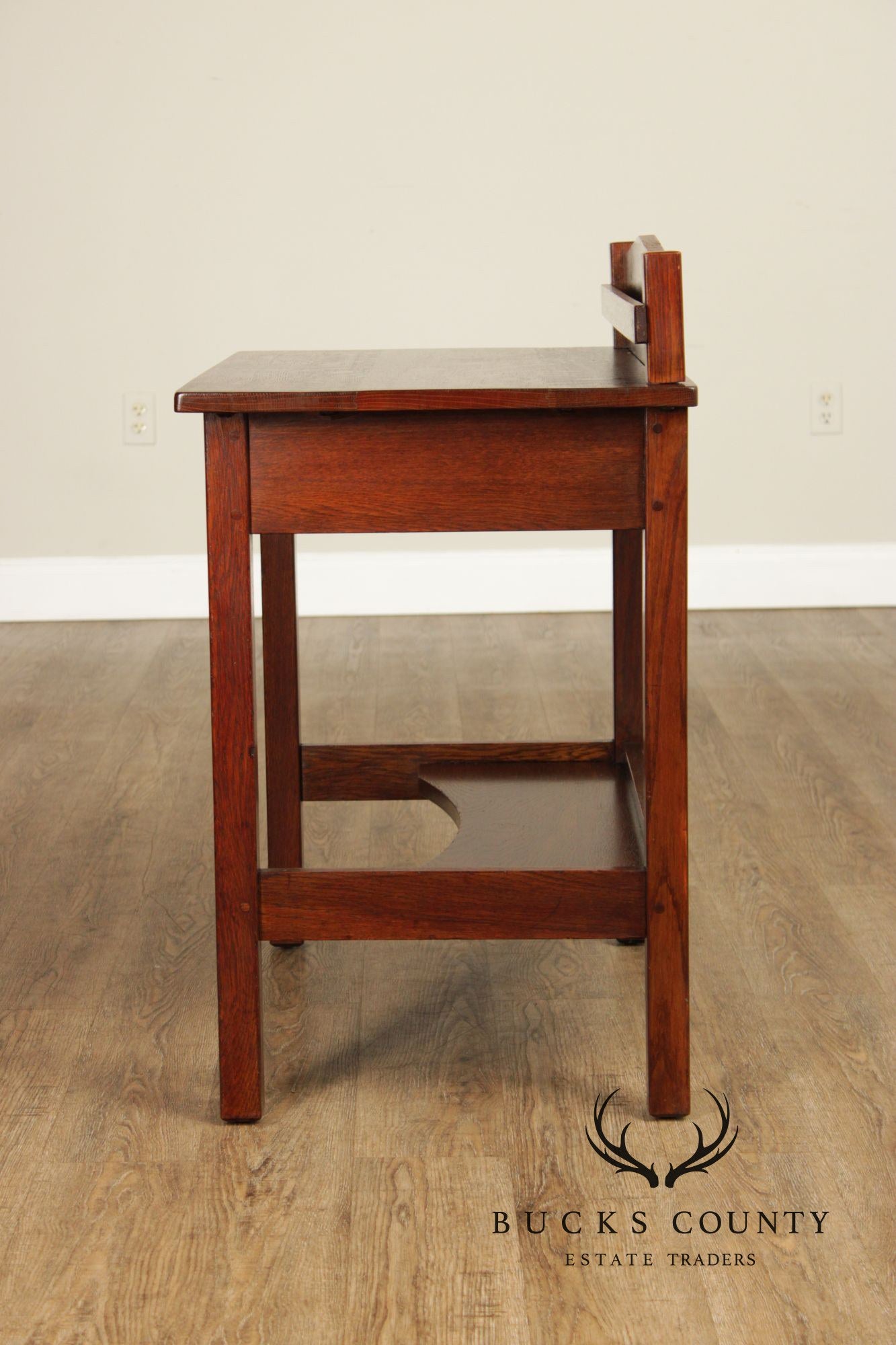 L. & J.G. Stickley Mission Oak Writing Desk