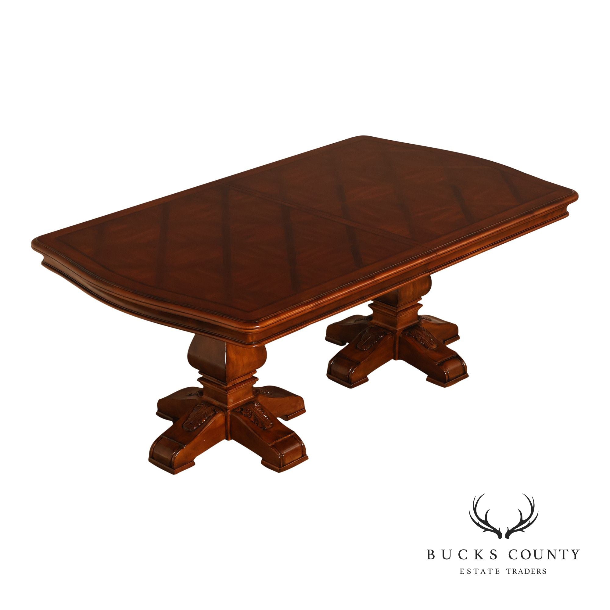 Ethan Allen 'Tuscany' Double Pedestal Dining Table