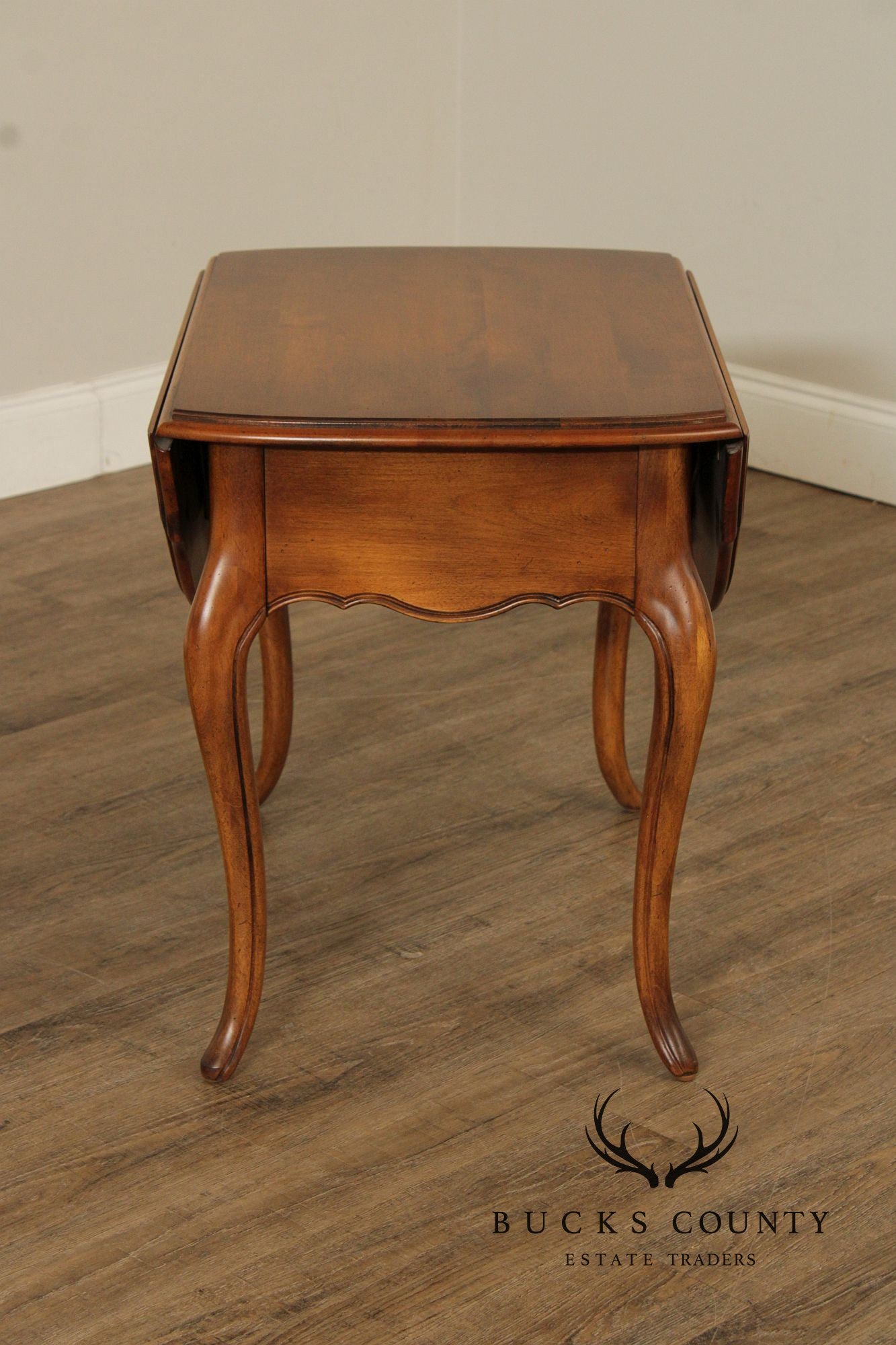 Ethan Allen 'Country French' One-Drawer Pembroke Table