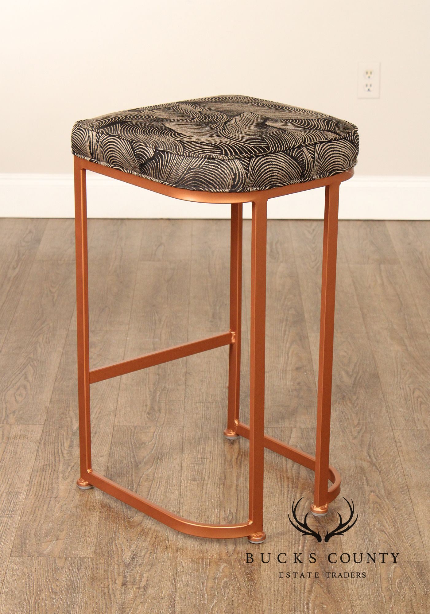 Shaver-Howard Contemporary Pair of Bar Stools