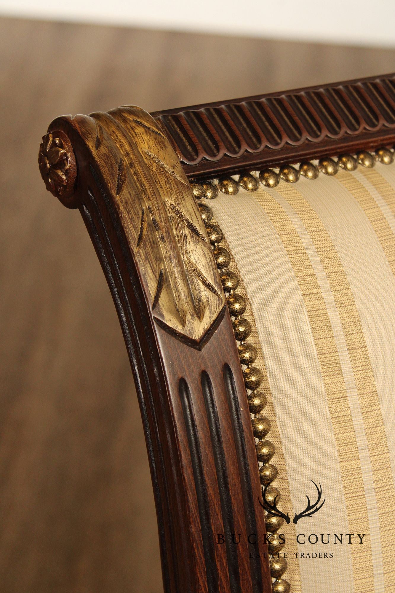 Italian Neoclassical Style Pair of Side Chairs