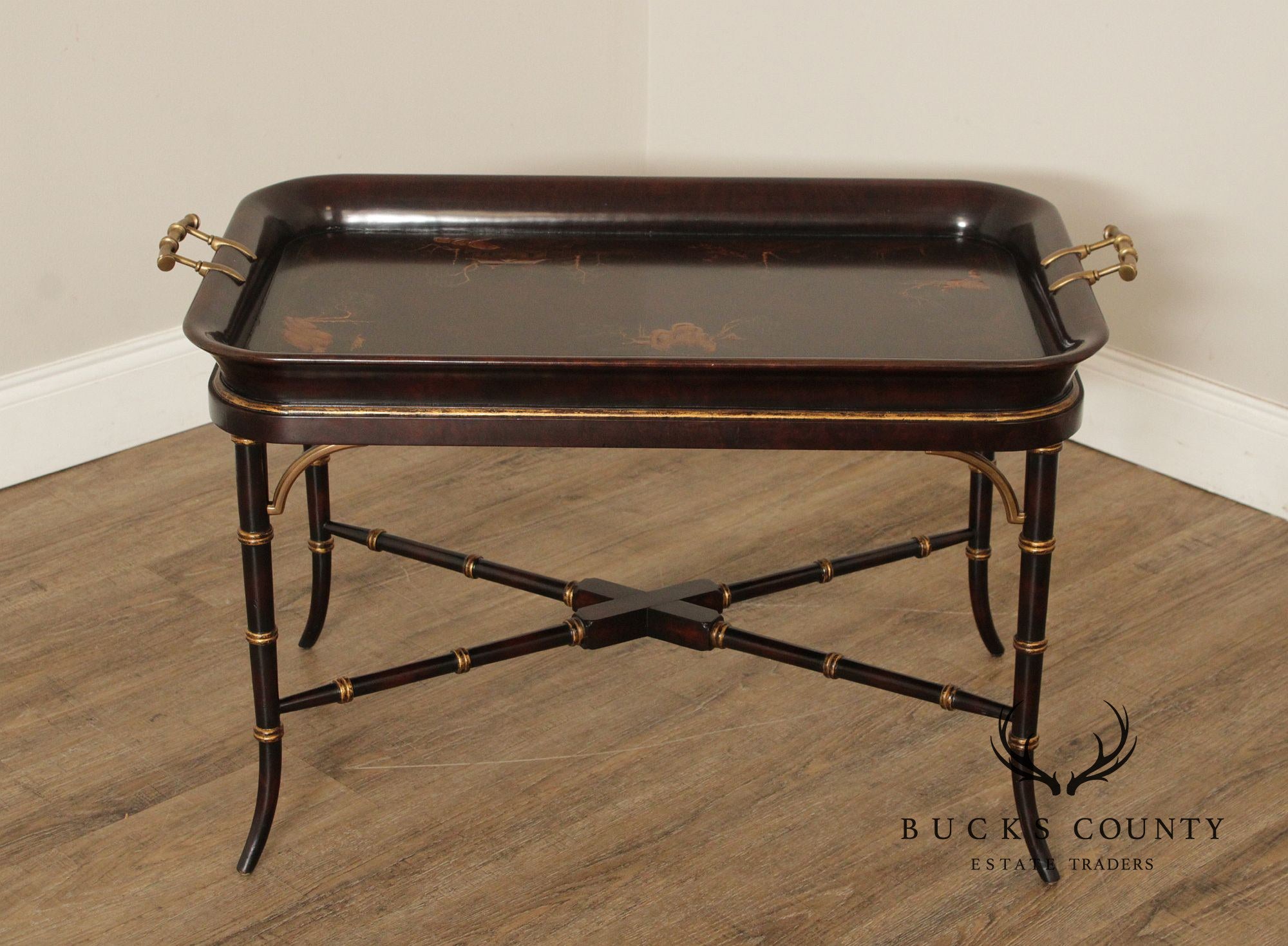 Theodore Alexander 'Graceful Pleasures' Chinoiserie Tray Table